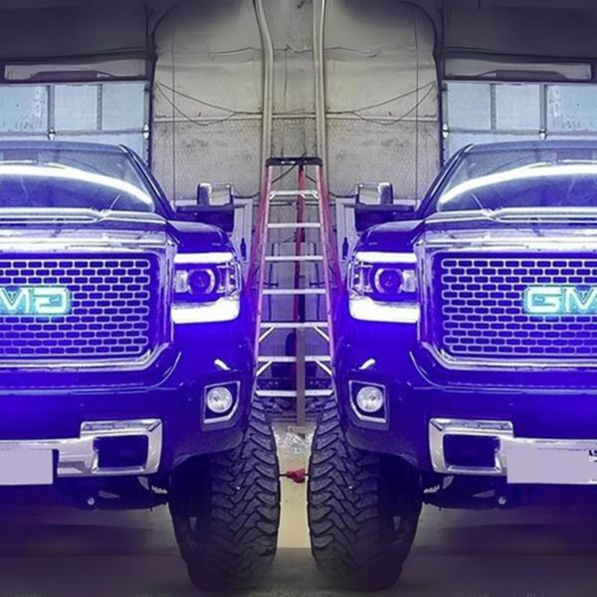 GMC Sierra RGBW DRL Boards (2014-2015) – Custom Multicolor LED Lighting by RGB Halo Kits
