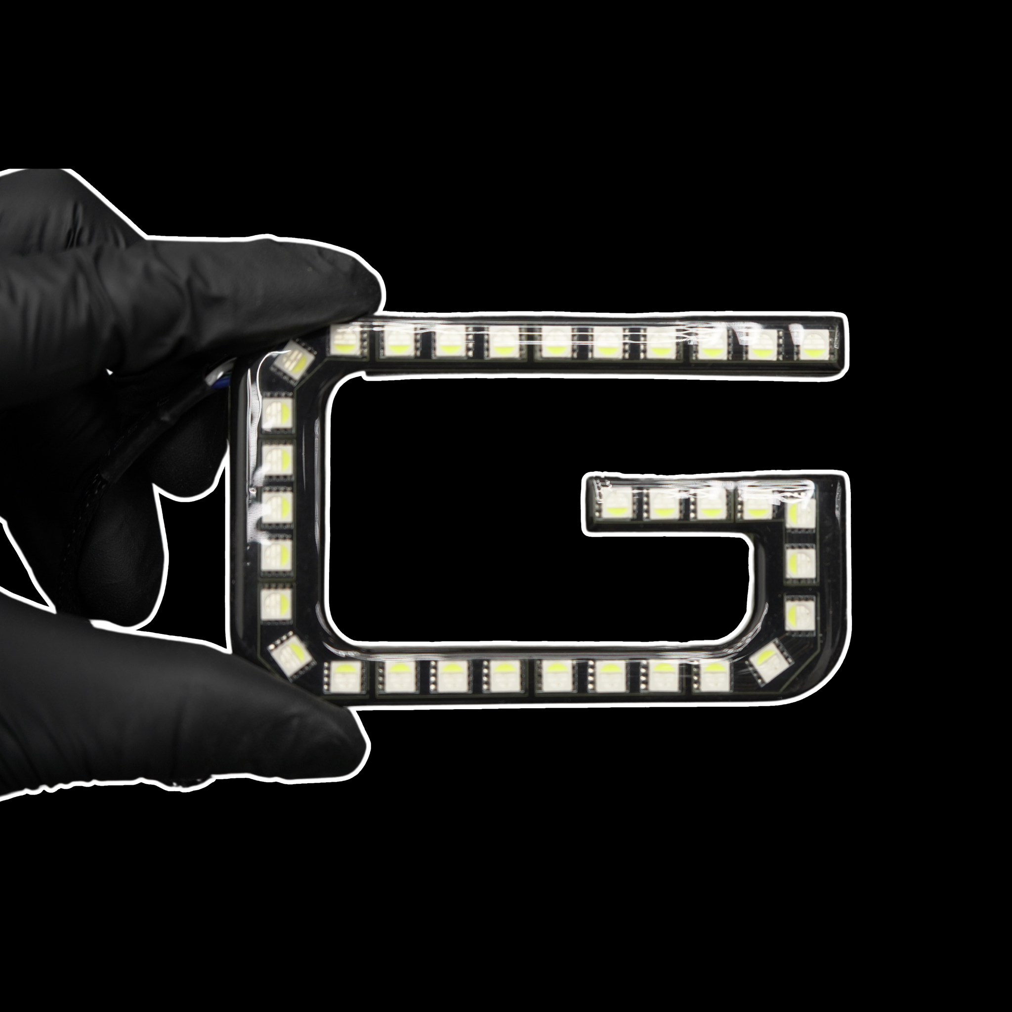 GMC LED Emblem: (Replacement Letters)