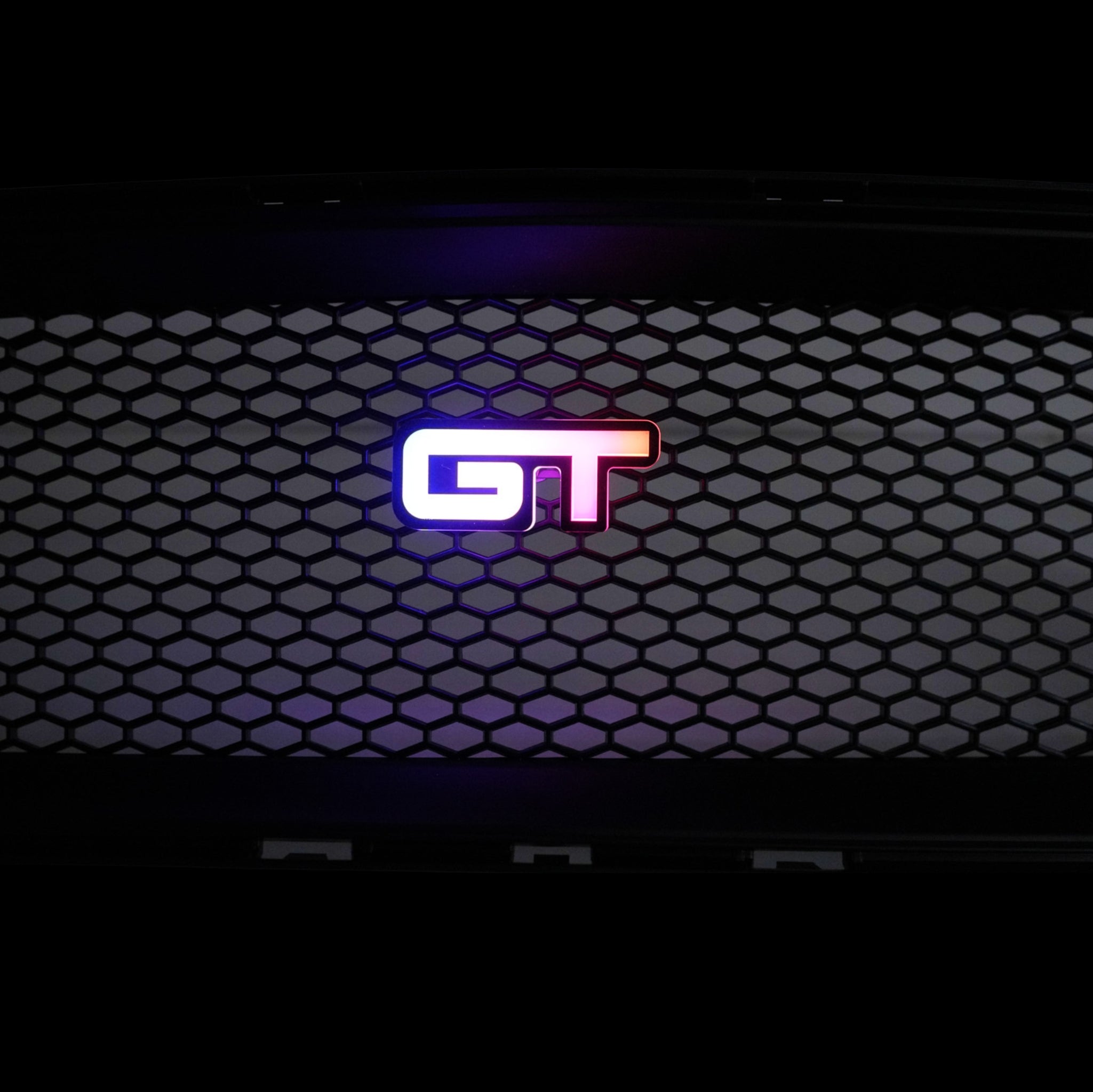 GT LED Emblem Badge (Multicolor Flow) â€“ Custom Multicolor LED Lighting by RGB Halo Kits