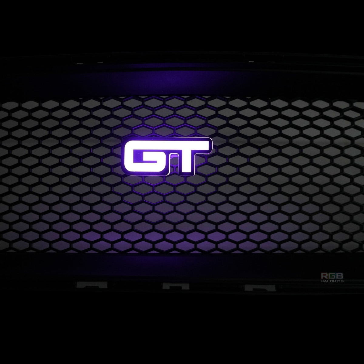 GT LED Emblem Badge (Multicolor Flow) â€“ Custom Multicolor LED Lighting by RGB Halo Kits