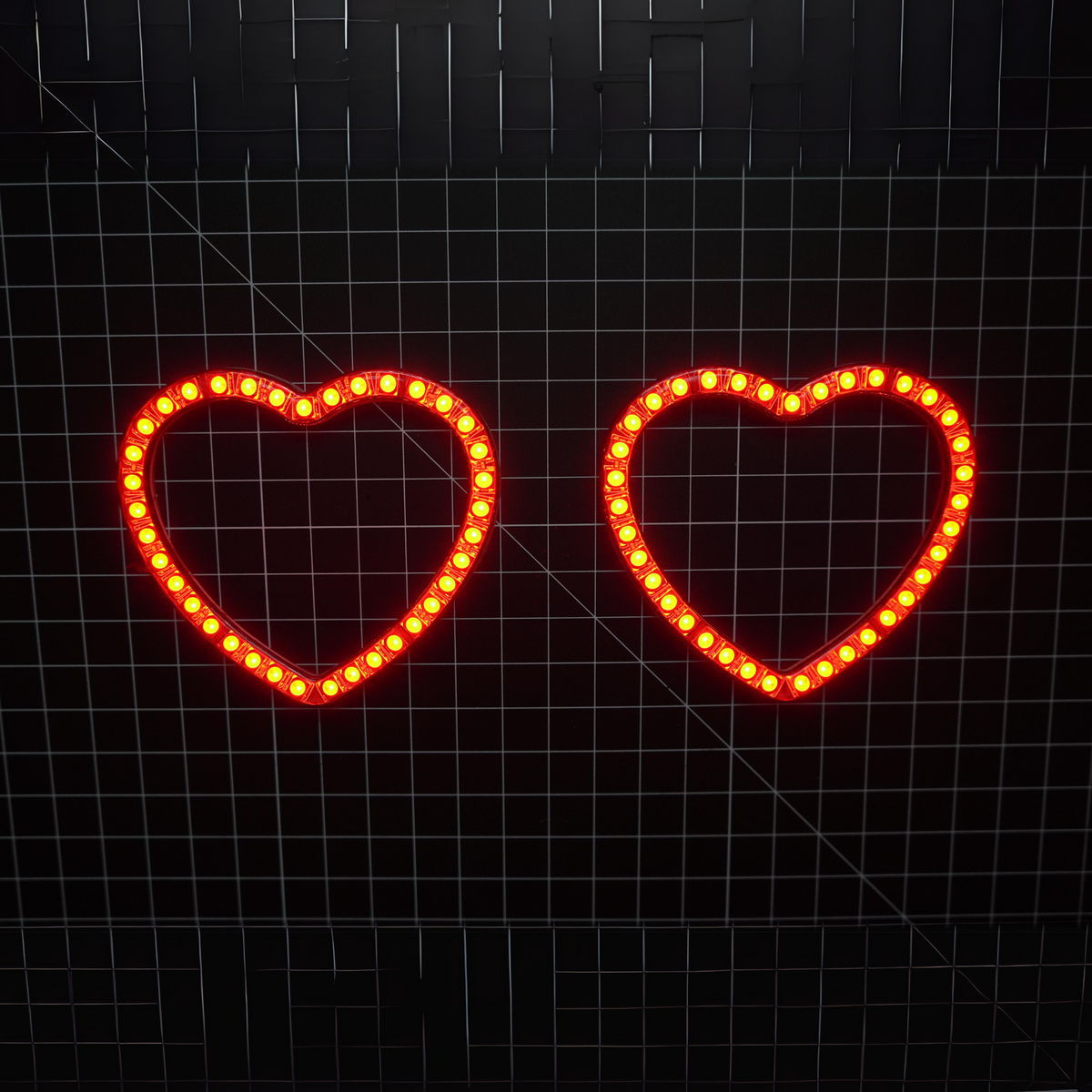 Heart Halo Rings | Multicolor Flow Series – Custom Multicolor LED Lighting by RGB Halo Kits
