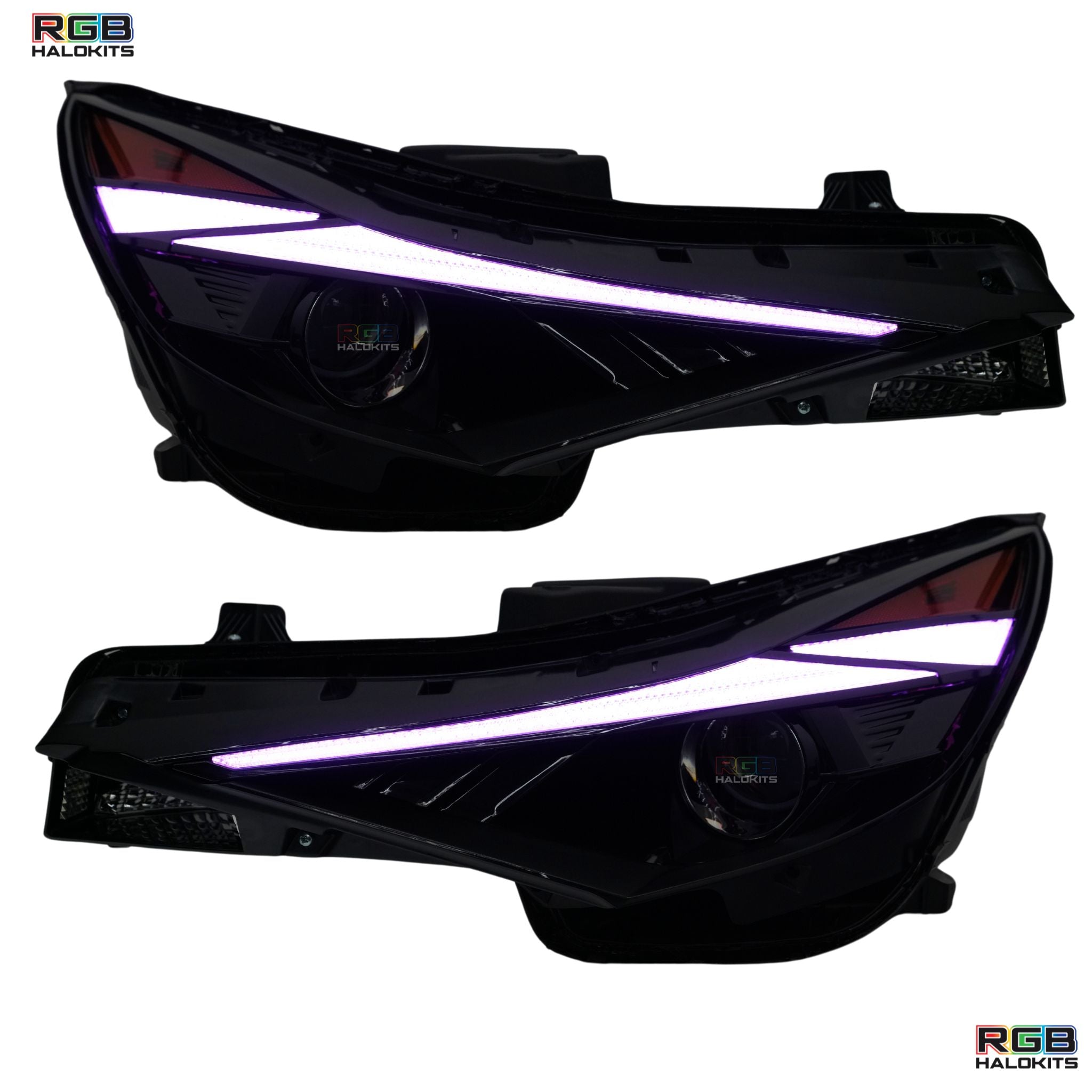Hyundai Elantra Multicolor Flow Series DRL Boards (2021-2023) – Custom Multicolor LED Lighting by RGB Halo Kits
