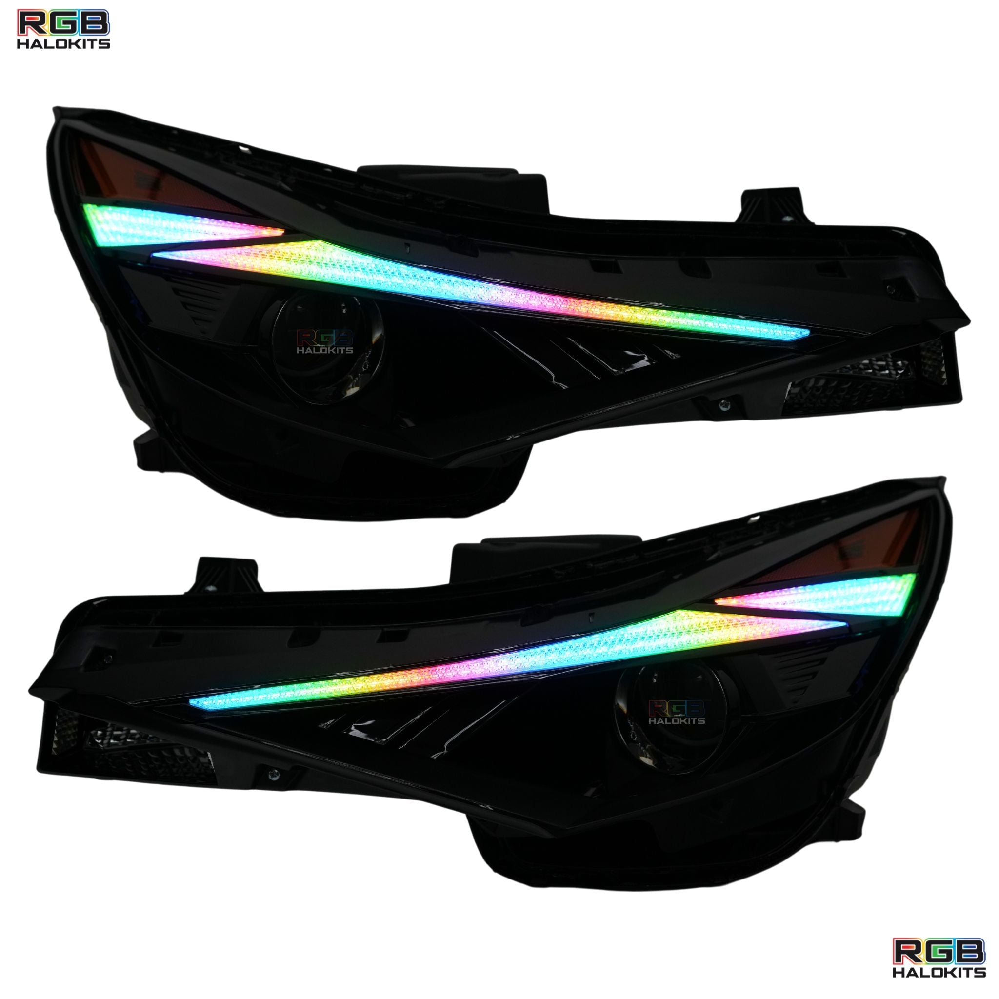 Hyundai Elantra Multicolor Flow Series DRL Boards (2021-2023) – Custom Multicolor LED Lighting by RGB Halo Kits