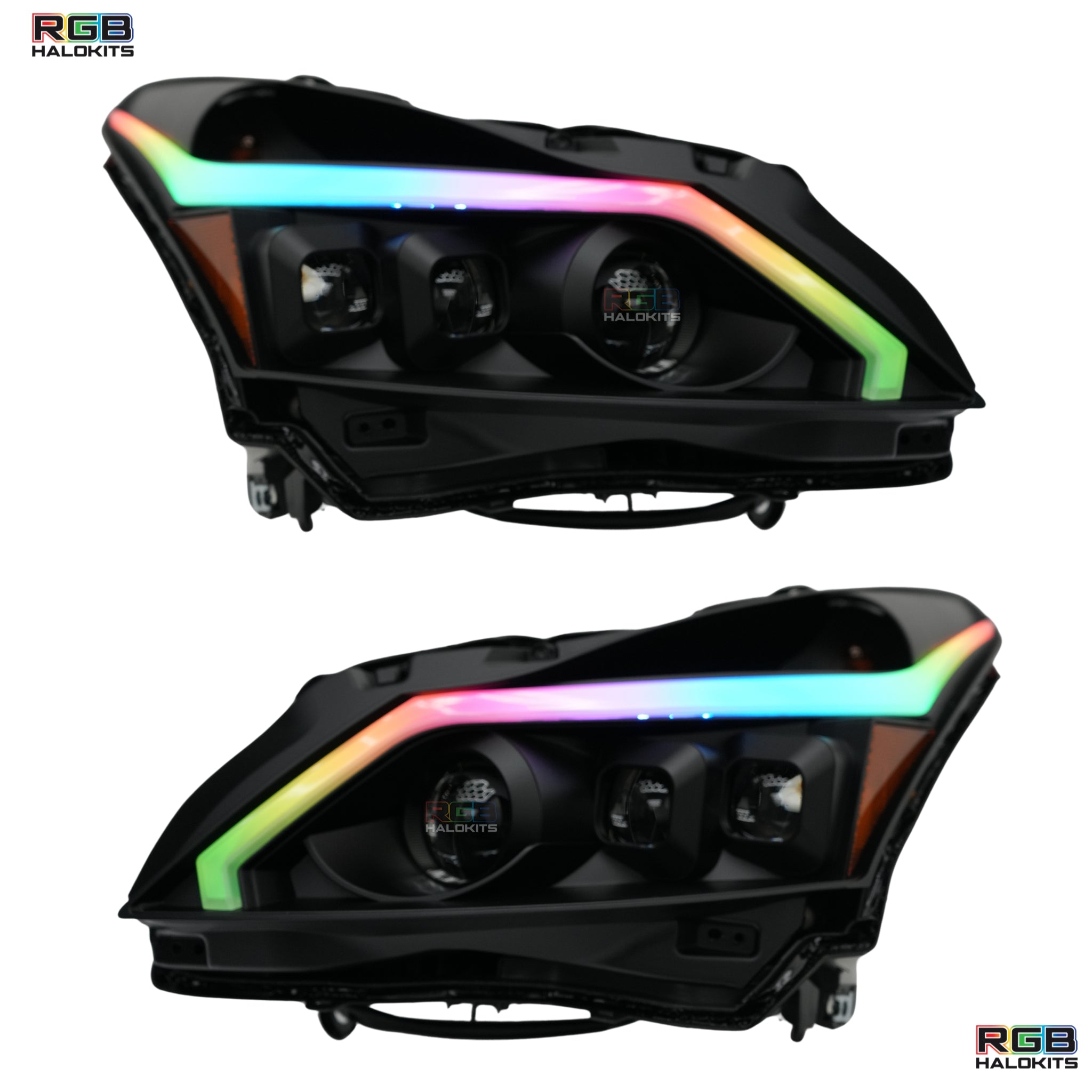 (2010-2013) Infiniti G37 Multicolor Flow DRL Boards (for Spyder Headlights only) – Custom Multicolor LED Lighting by RGB Halo Kits