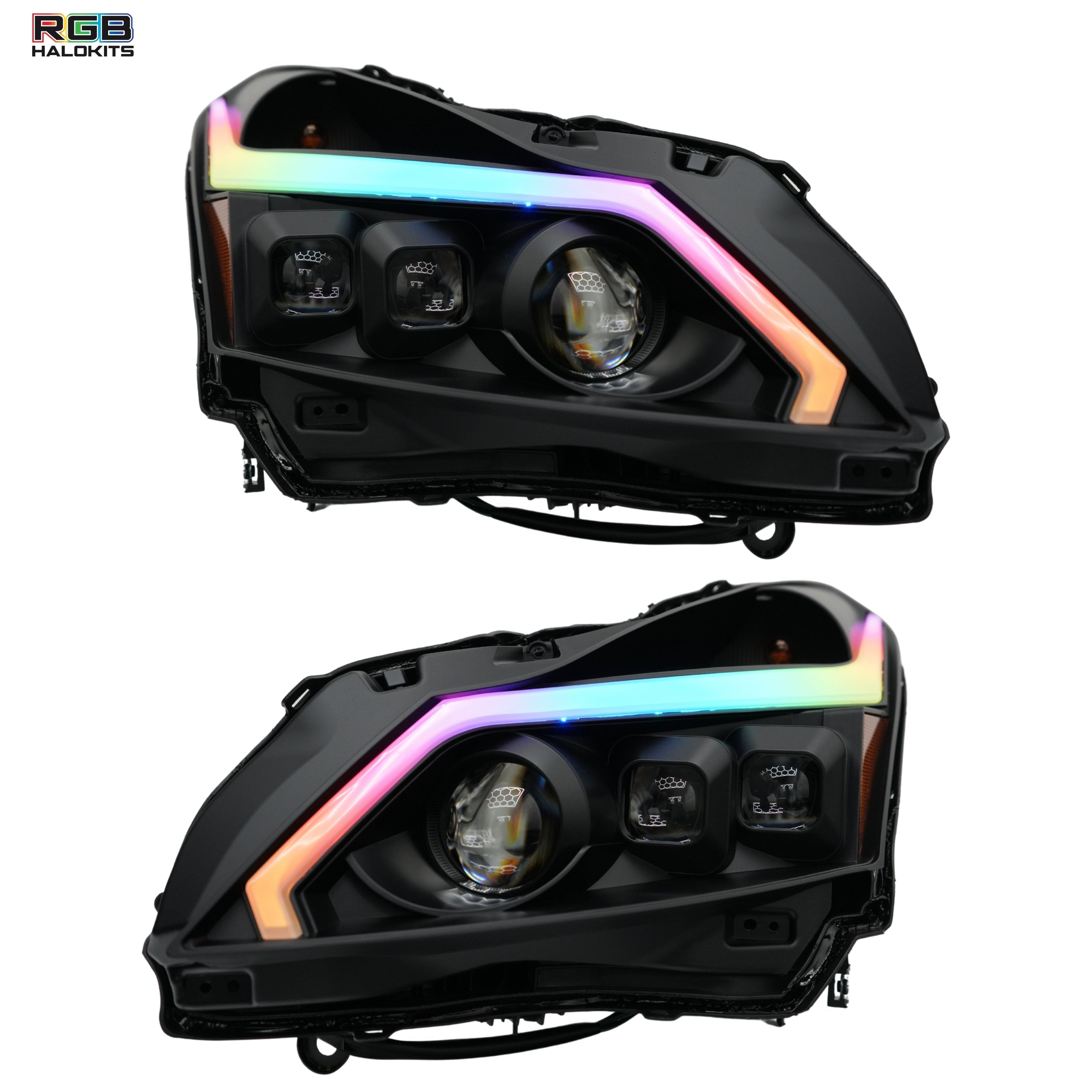 (2010-2013) Infiniti G37 Multicolor Flow DRL Boards (for Spyder Headlights only) – Custom Multicolor LED Lighting by RGB Halo Kits