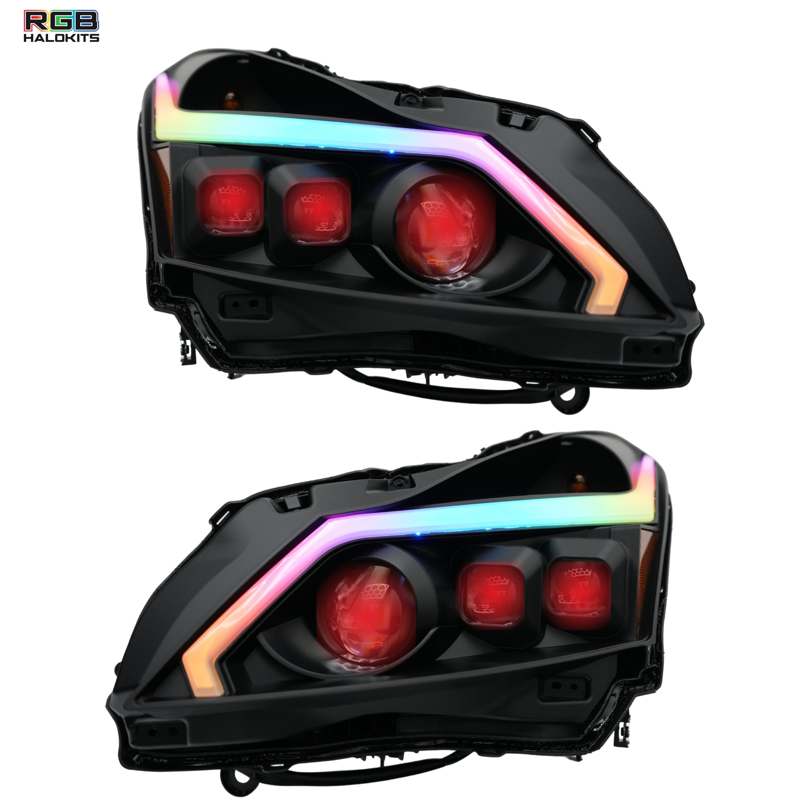 (2010-2013) Infiniti G37 Multicolor Flow DRL Boards (for Spyder Headlights only) – Custom Multicolor LED Lighting by RGB Halo Kits