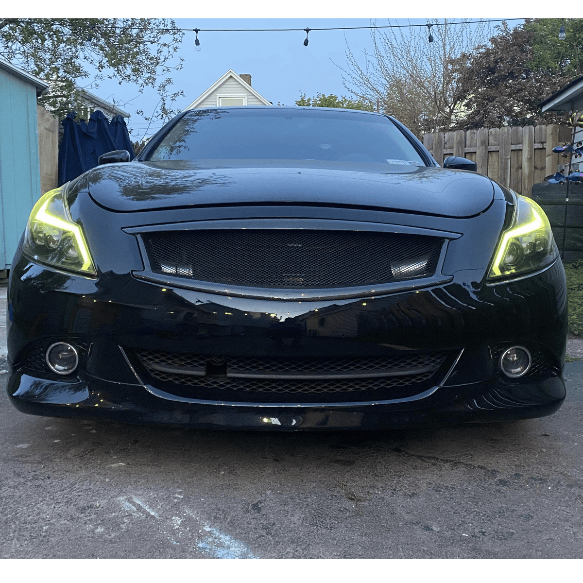 Infiniti G37: Multicolor Flow Series Headlights (2010-2013) – Custom Multicolor LED Lighting by RGB Halo Kits