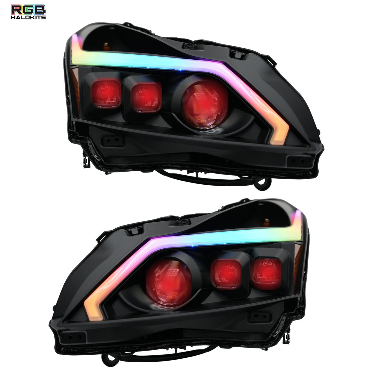 Infiniti G37: Multicolor Flow Series Headlights (2010-2013)