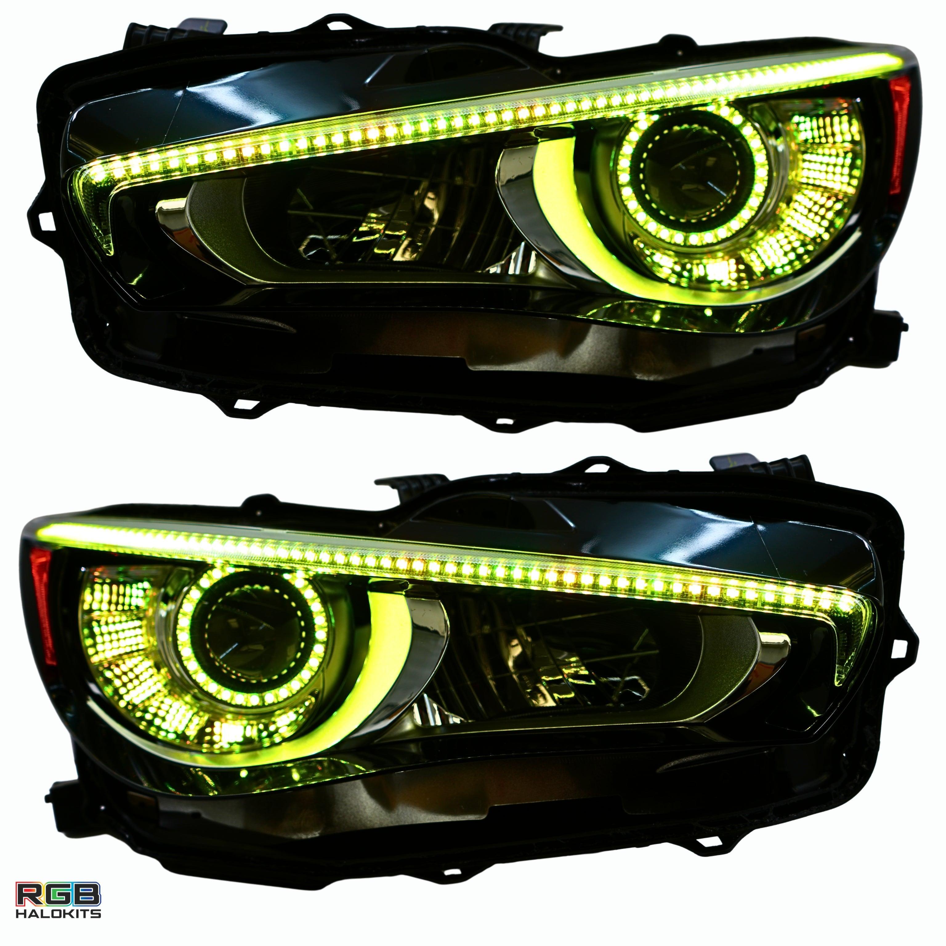 Infiniti Q50 Multicolor Flow DRL Boards (2014-2024) – Custom Multicolor LED Lighting by RGB Halo Kits