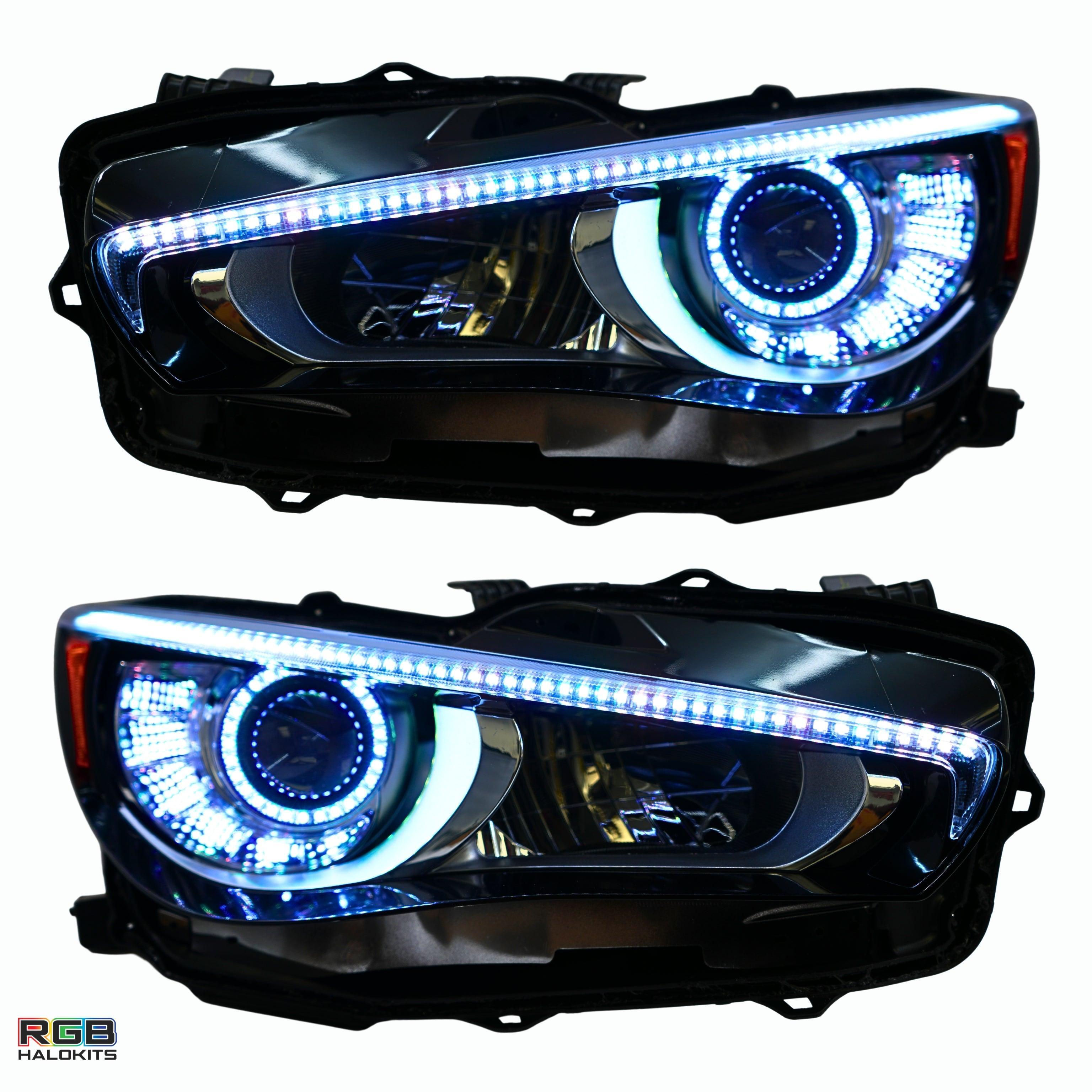 Infiniti Q50 Multicolor Flow DRL Boards (2014-2024) – Custom Multicolor LED Lighting by RGB Halo Kits
