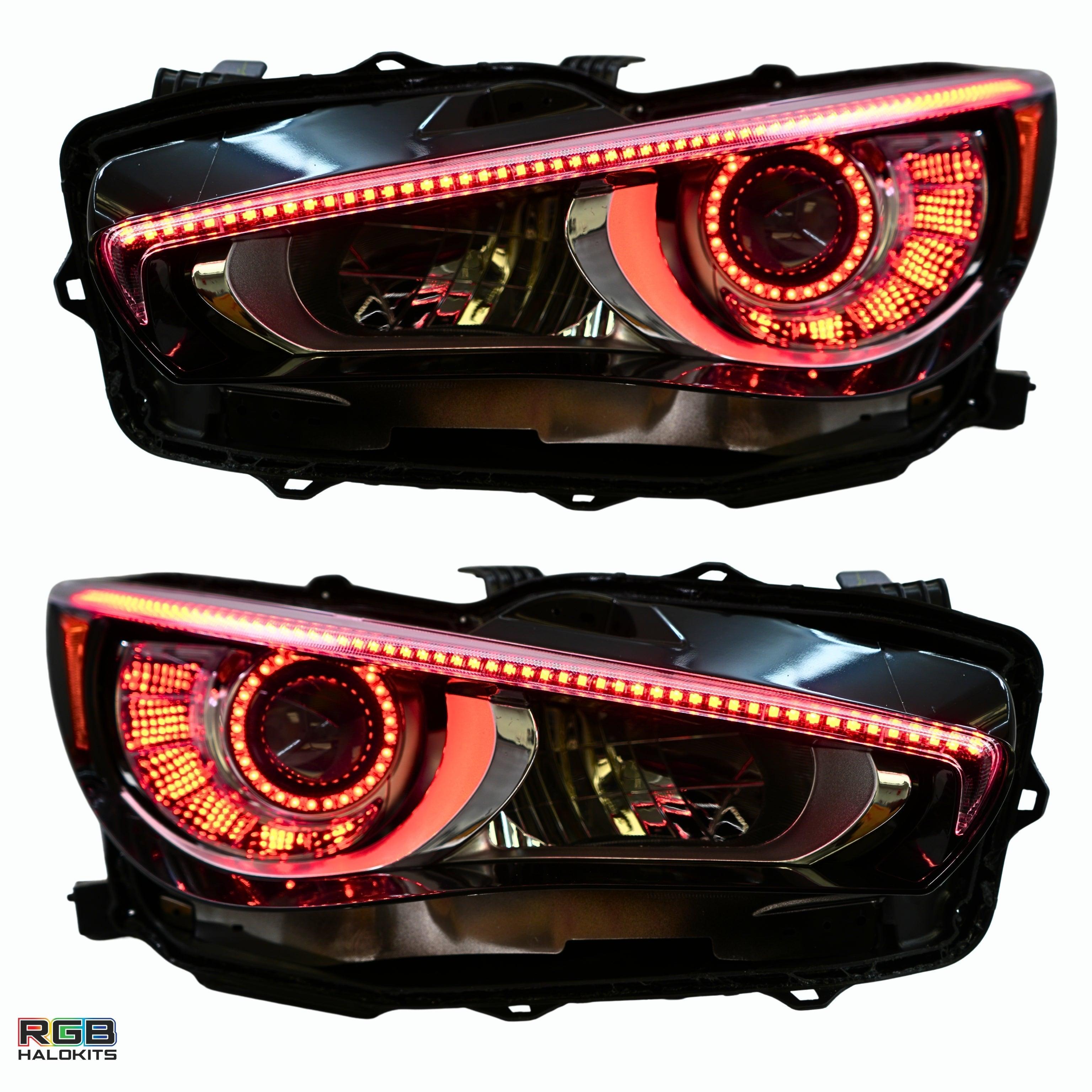 Infiniti Q50 Multicolor Flow DRL Boards (2014-2024) – Custom Multicolor LED Lighting by RGB Halo Kits