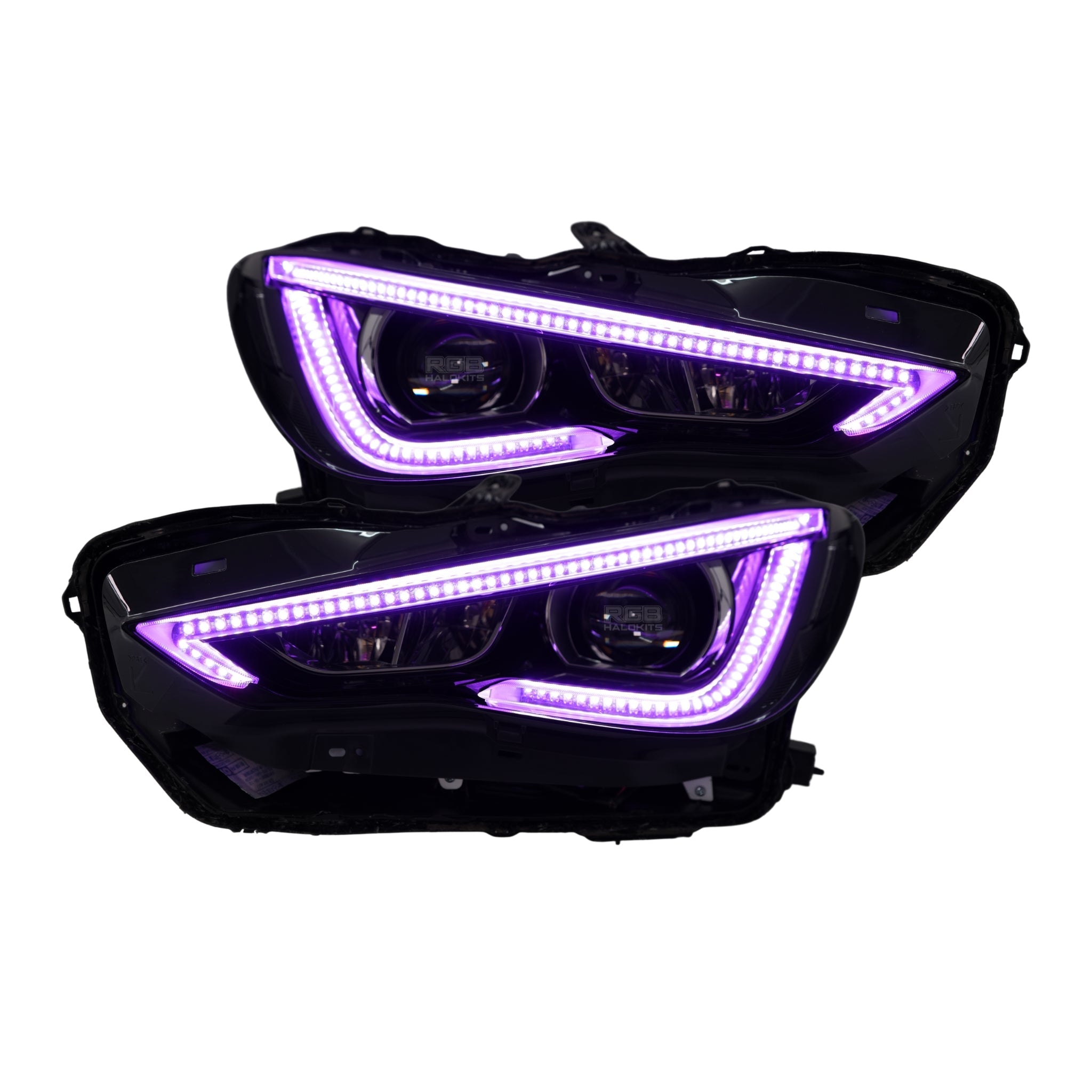 Infiniti Q60 DRL Boards (Multicolor Flow) 2016-2022 – Custom Multicolor LED Lighting by RGB Halo Kits