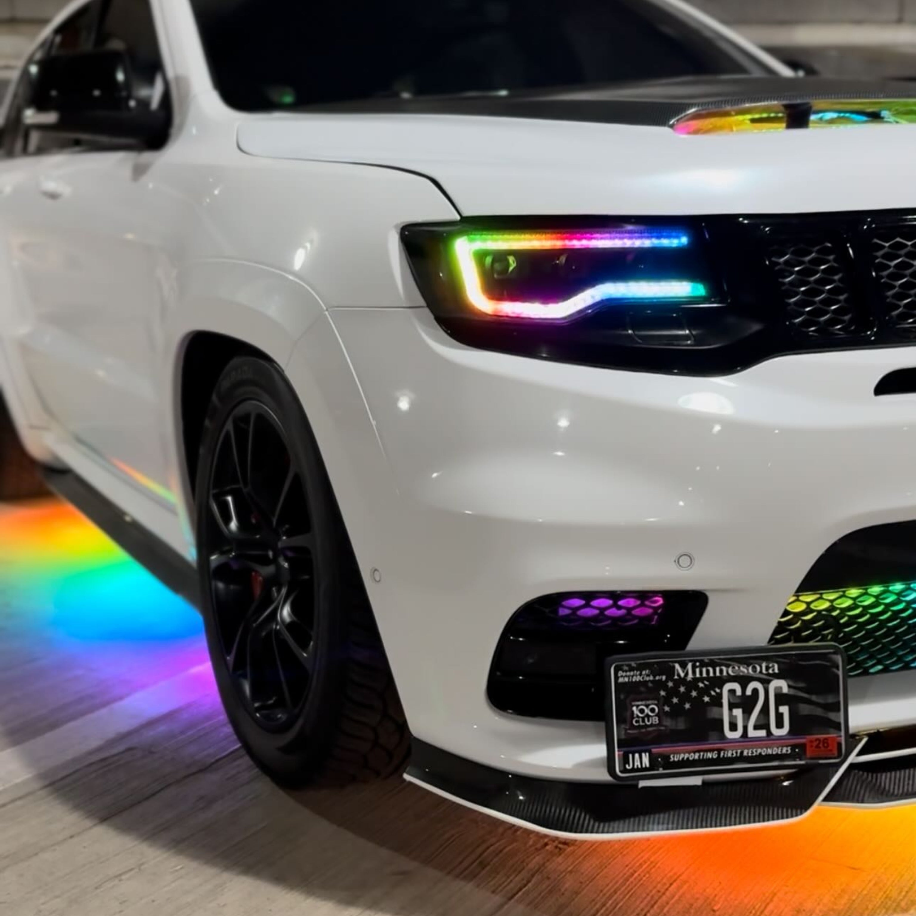 Jeep Grand Cherokee Multicolor DRL Boards (2014-2021) – Custom Multicolor LED Lighting by RGB Halo Kits