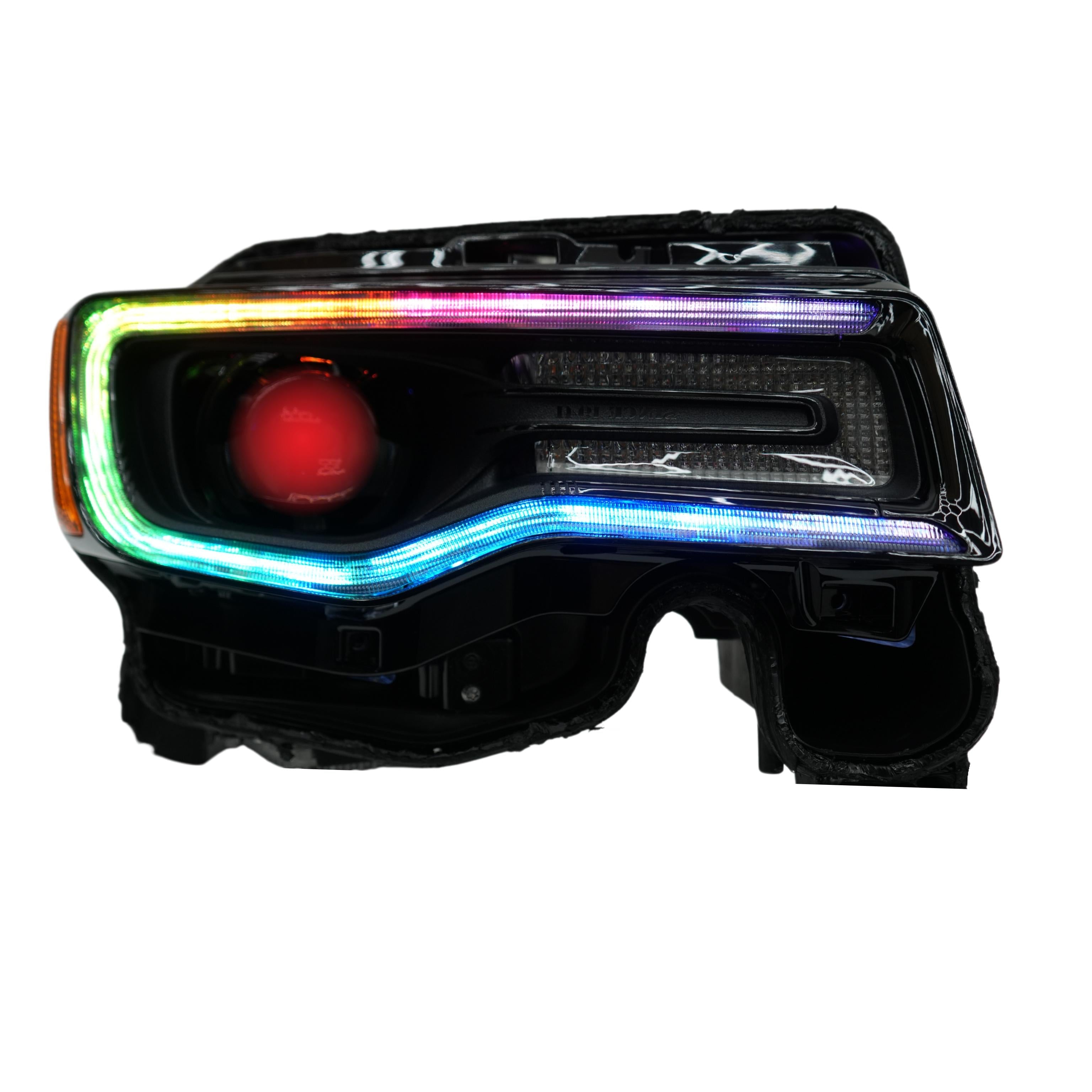 Jeep Grand Cherokee Multicolor DRL Boards (2014-2021) – Custom Multicolor LED Lighting by RGB Halo Kits