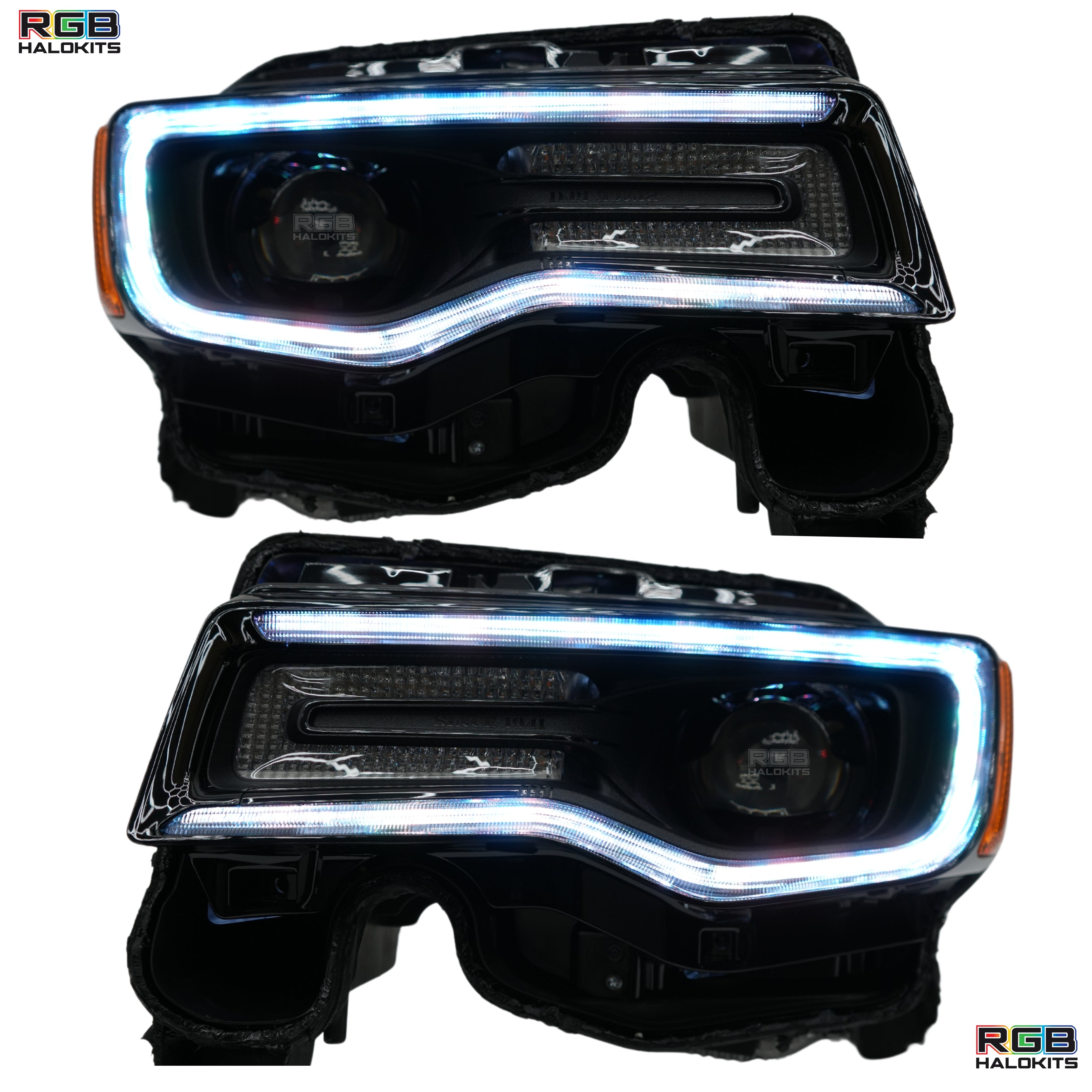 Jeep Grand Cherokee Multicolor DRL Boards (2014-2021) – Custom Multicolor LED Lighting by RGB Halo Kits