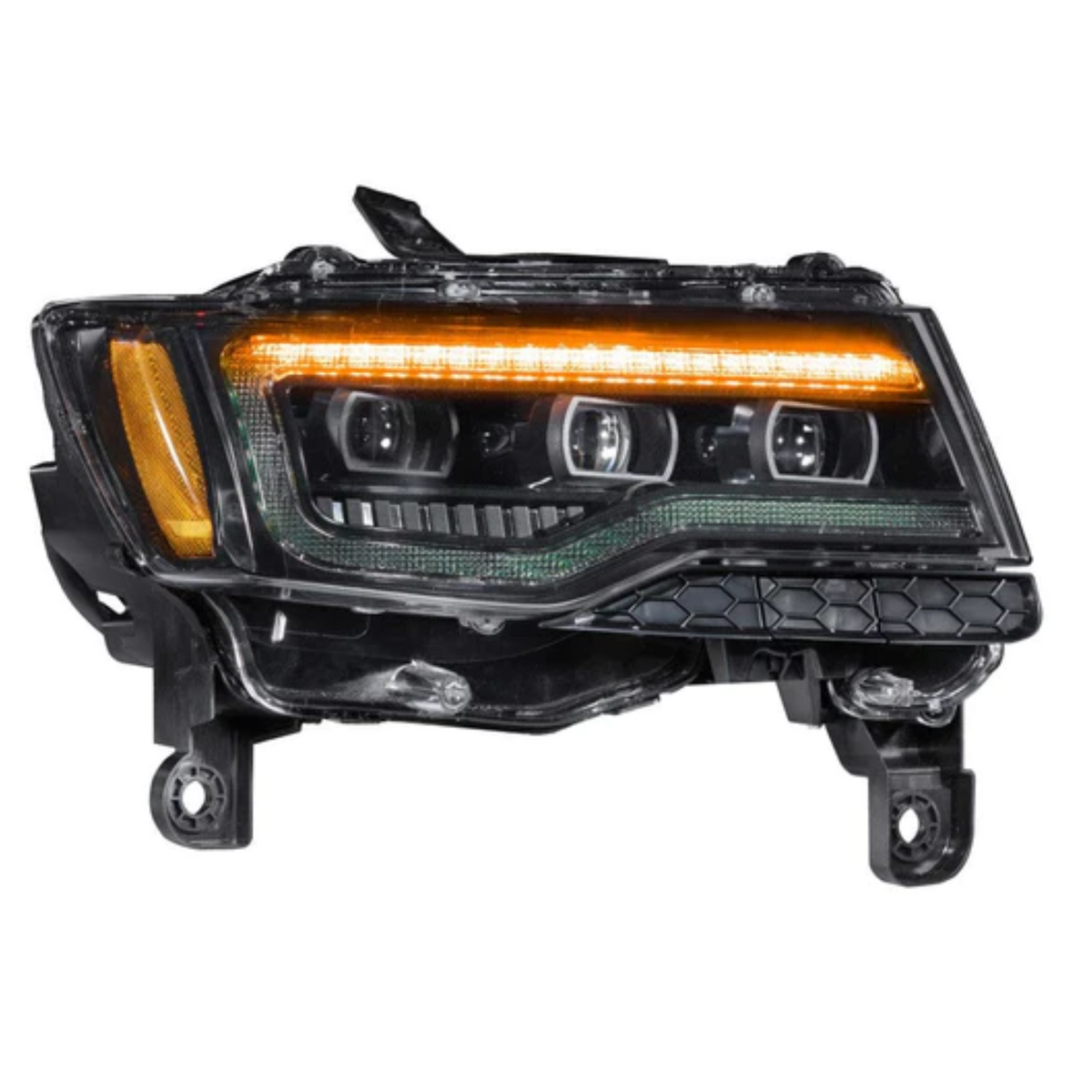 Jeep Grand Cherokee / Trackhawk: Multicolor Flow Series Headlights (2014-2021) | XB Morimoto – Custom Multicolor LED Lighting by RGB Halo Kits