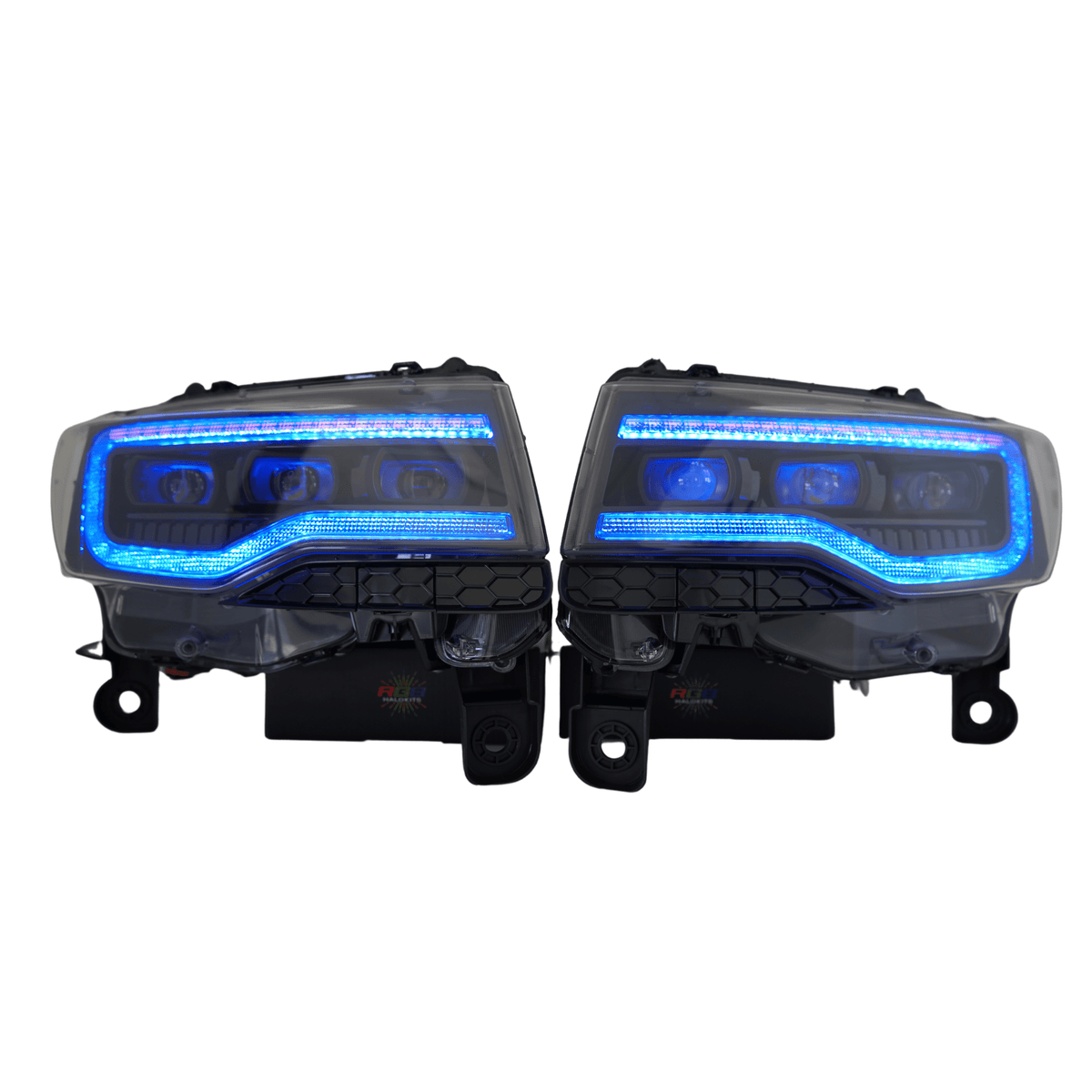 Jeep Grand Cherokee / Trackhawk: Multicolor Flow Series Headlights (2014-2021) | XB Morimoto – Custom Multicolor LED Lighting by RGB Halo Kits