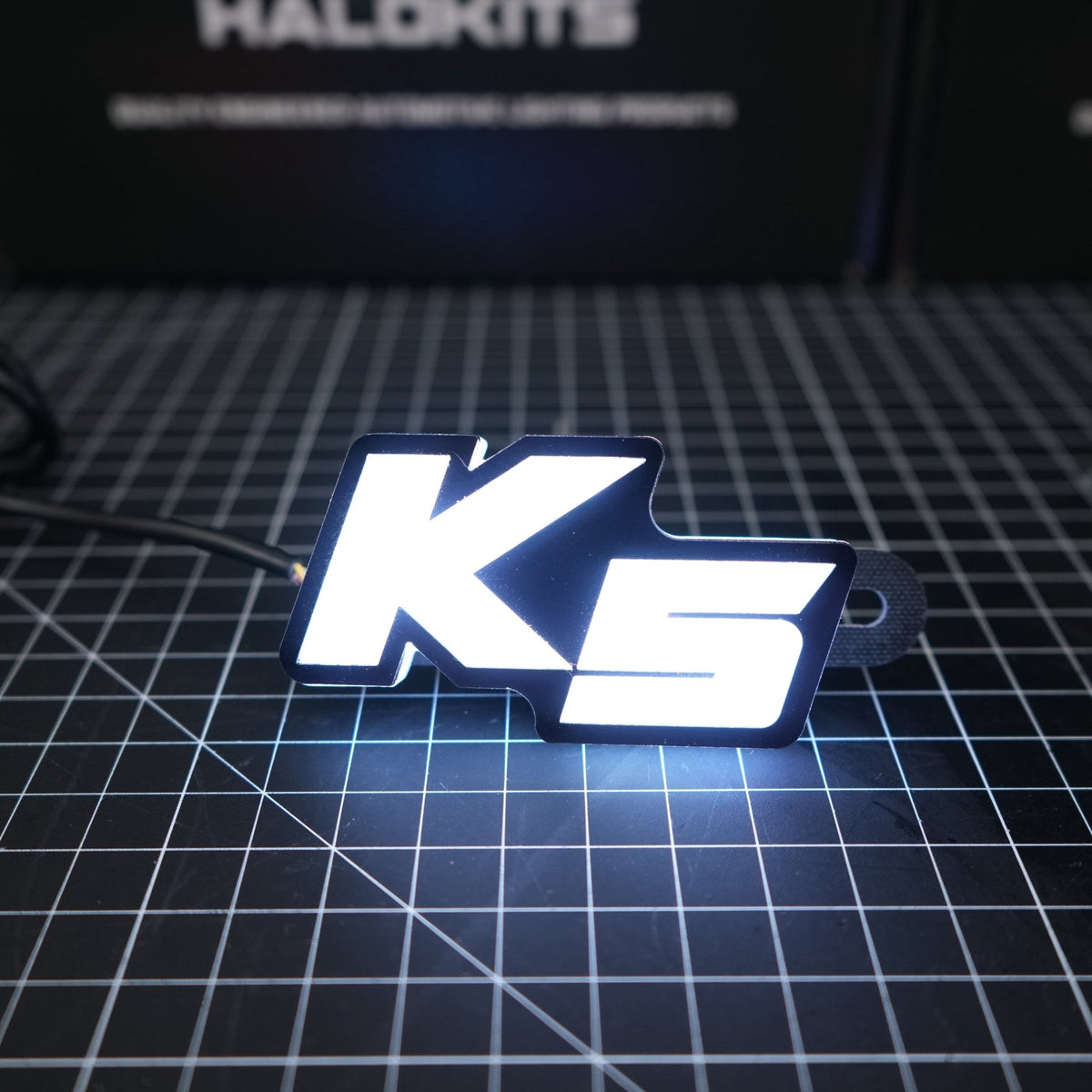 Kia K5 LED Badge: (Multicolor Flow) – Custom Multicolor LED Lighting by RGB Halo Kits
