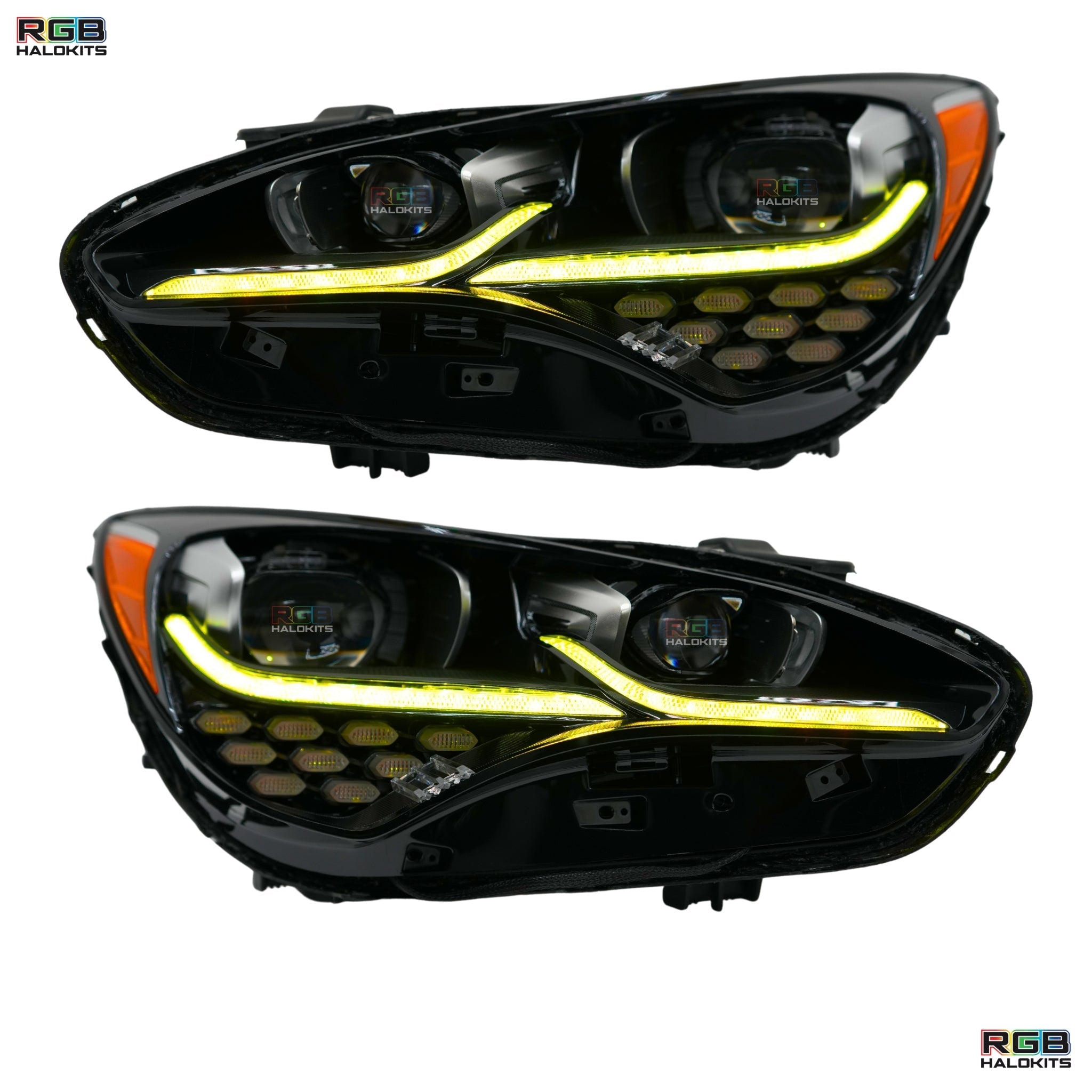 Kia Stinger Multicolor Flow Series DRL Boards (2017-2022) – Custom Multicolor LED Lighting by RGB Halo Kits