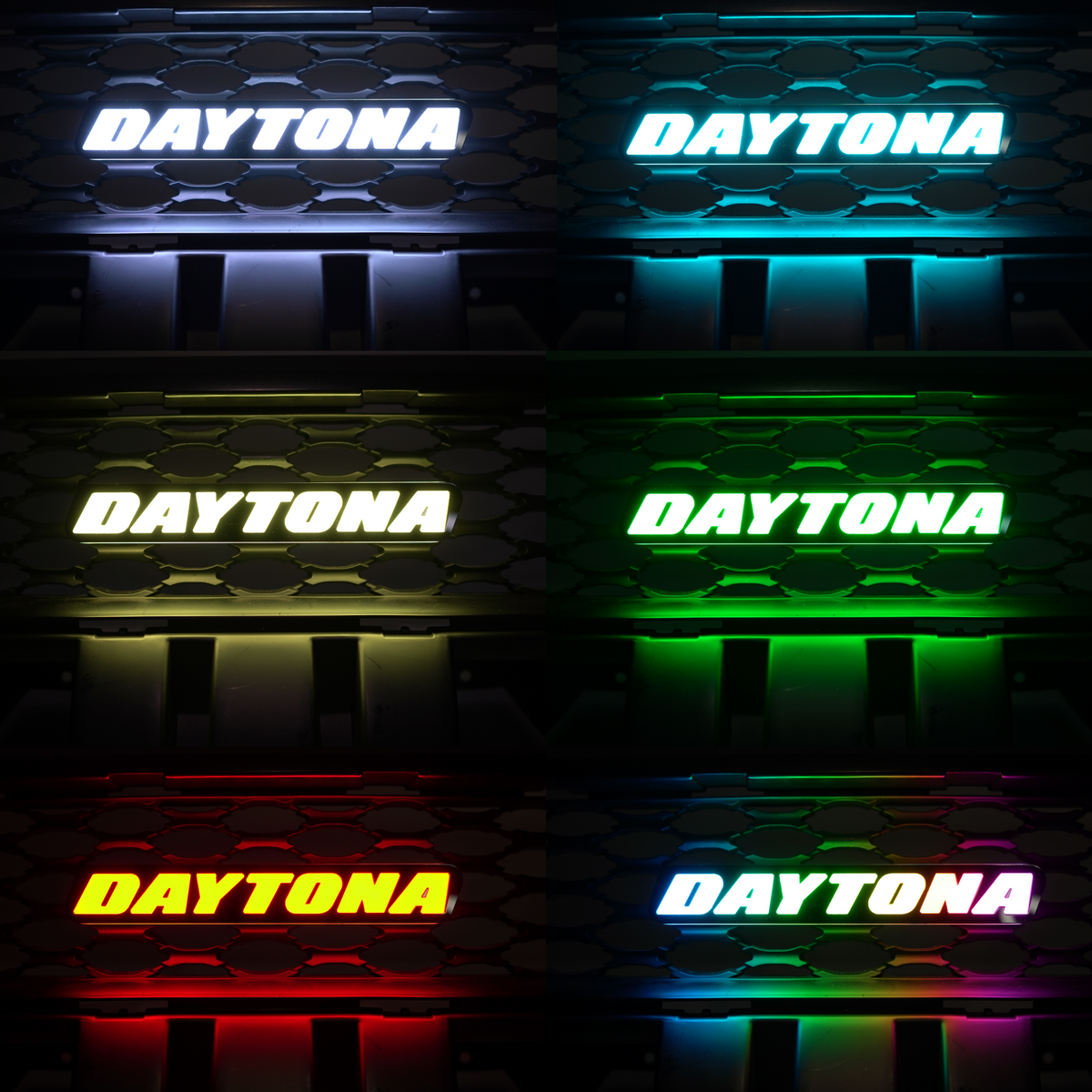LED Emblem Badges: (Multicolor) – For Dodge, Chrysler, Jeep & Ram Vehicles