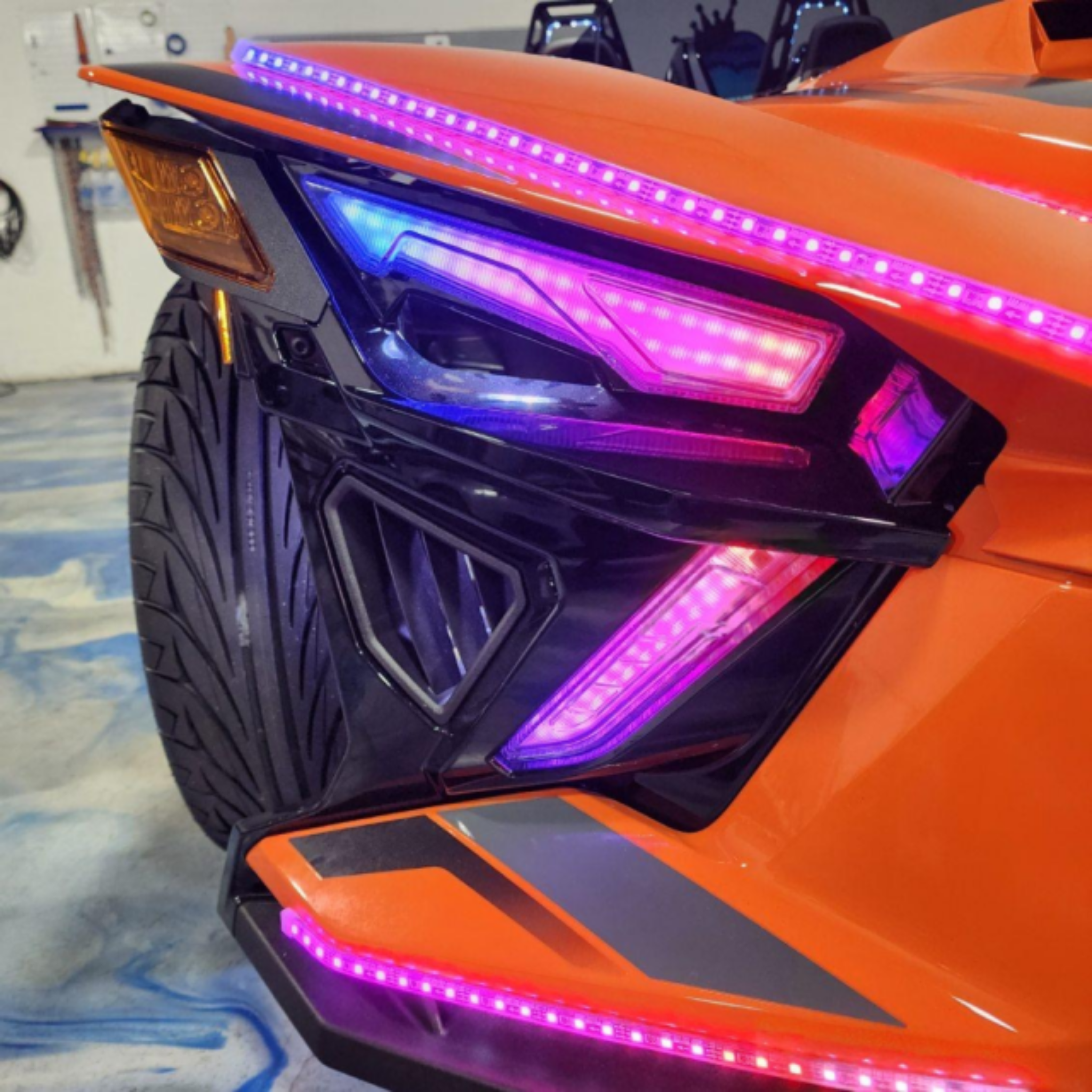 Polaris Slingshot Multicolor DRL Boards (2020-2023) – Custom Multicolor LED Lighting by RGB Halo Kits