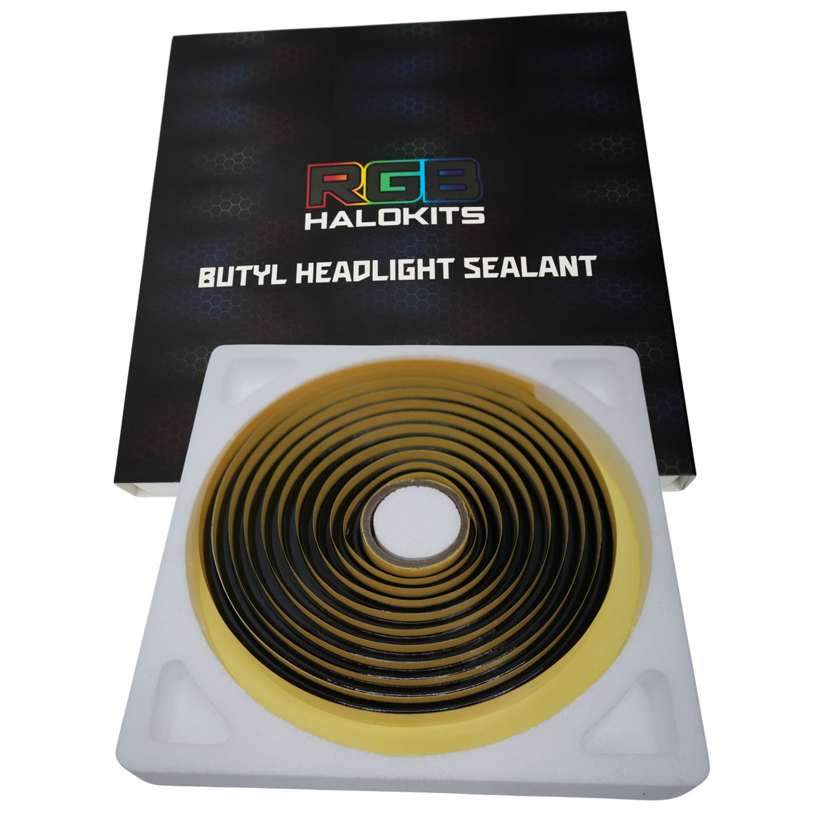 20ft Butyl Headlight Resealing Sealant – Automotive Rubber for Baked Housings — product view