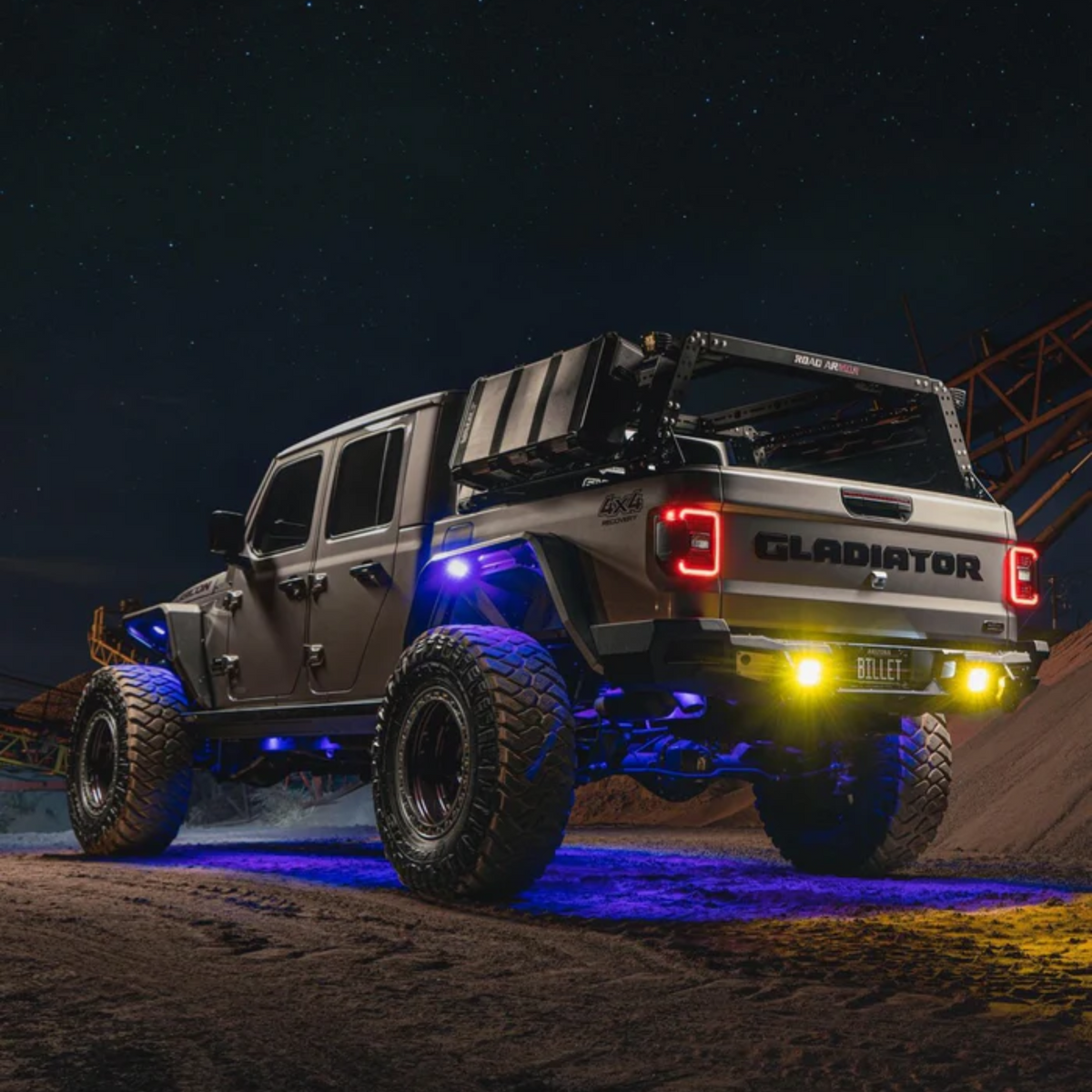 RGBW High Powered Rock Lights (8 Pods) – Custom Multicolor LED Lighting by RGB Halo Kits