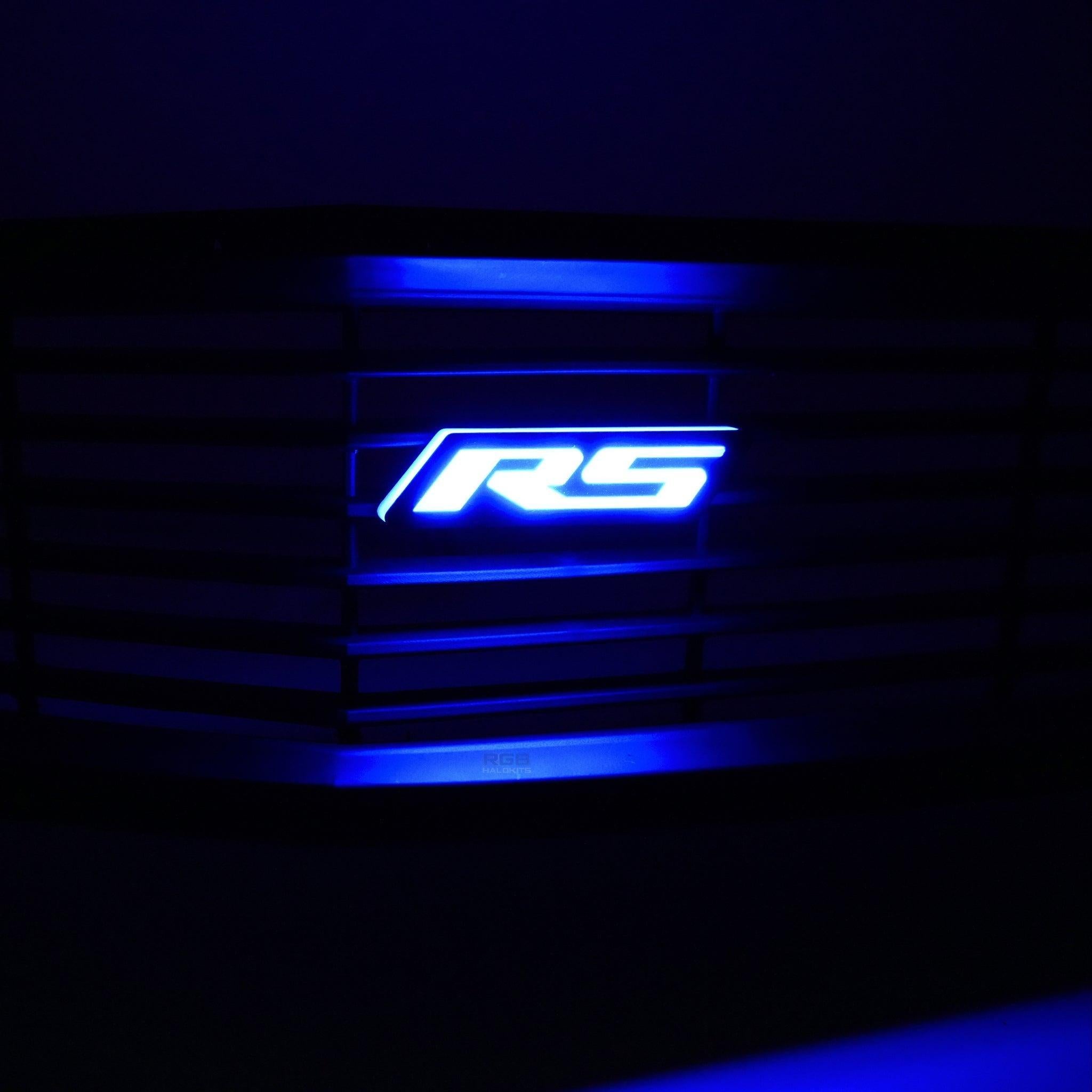 RS LED Emblem Badge: (Multicolor Flow) â€“ Custom Multicolor LED Lighting by RGB Halo Kits