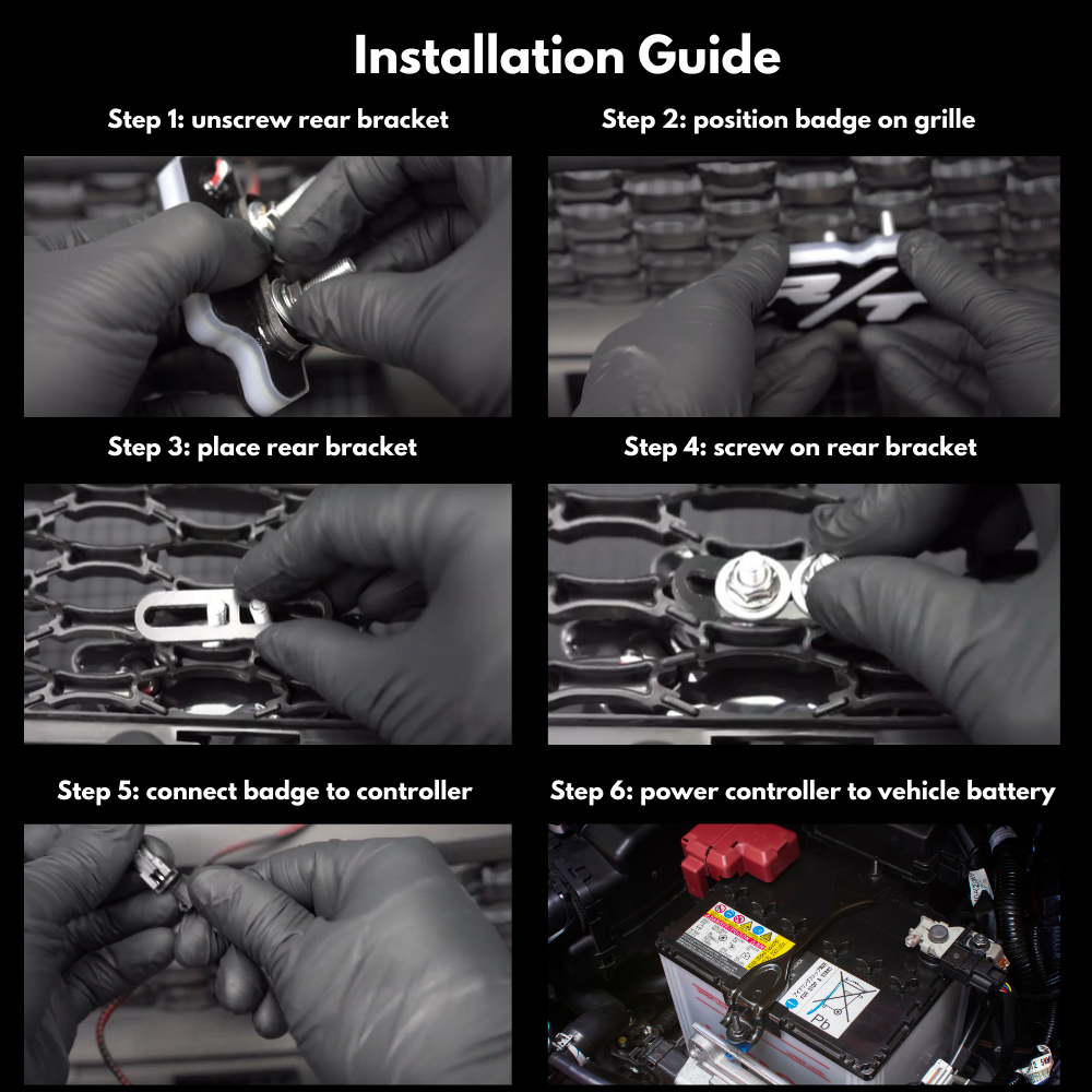 RT LED Badge: (Multicolor Flow) – Custom Multicolor LED Lighting by RGB Halo Kits