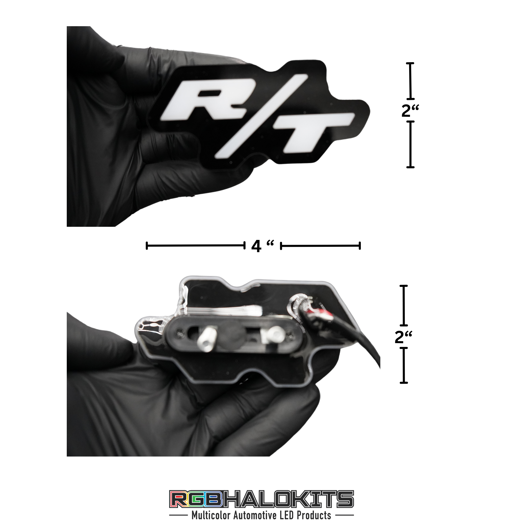 RT LED Badge: (Multicolor Flow) – Custom Multicolor LED Lighting by RGB Halo Kits