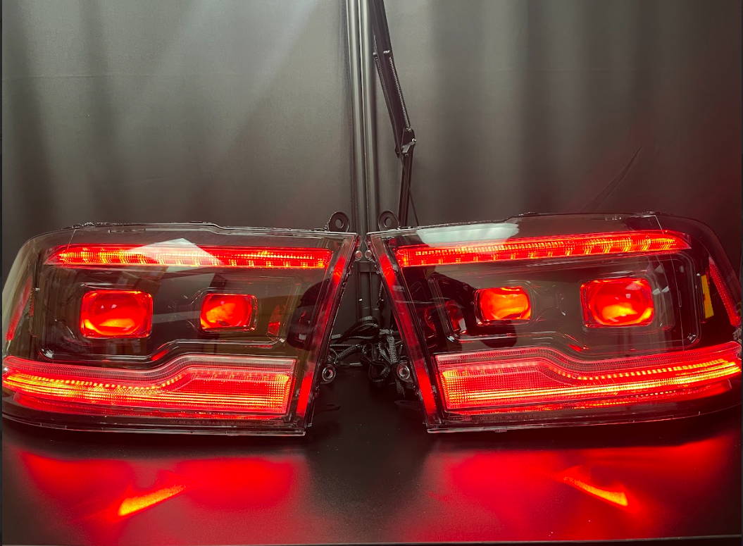 Ram 1500 / HD: Multicolor Flow Series Headlights w/ Demon eyes (2009-2024) | XB Morimoto – Custom Multicolor LED Lighting by RGB Halo Kits