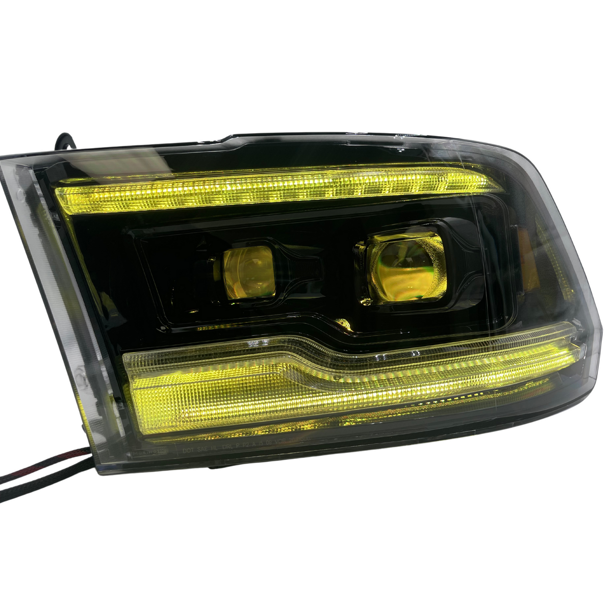 Ram 1500 / HD: Multicolor Flow Series Headlights w/ Demon eyes (2009-2024) | XB Morimoto – Custom Multicolor LED Lighting by RGB Halo Kits