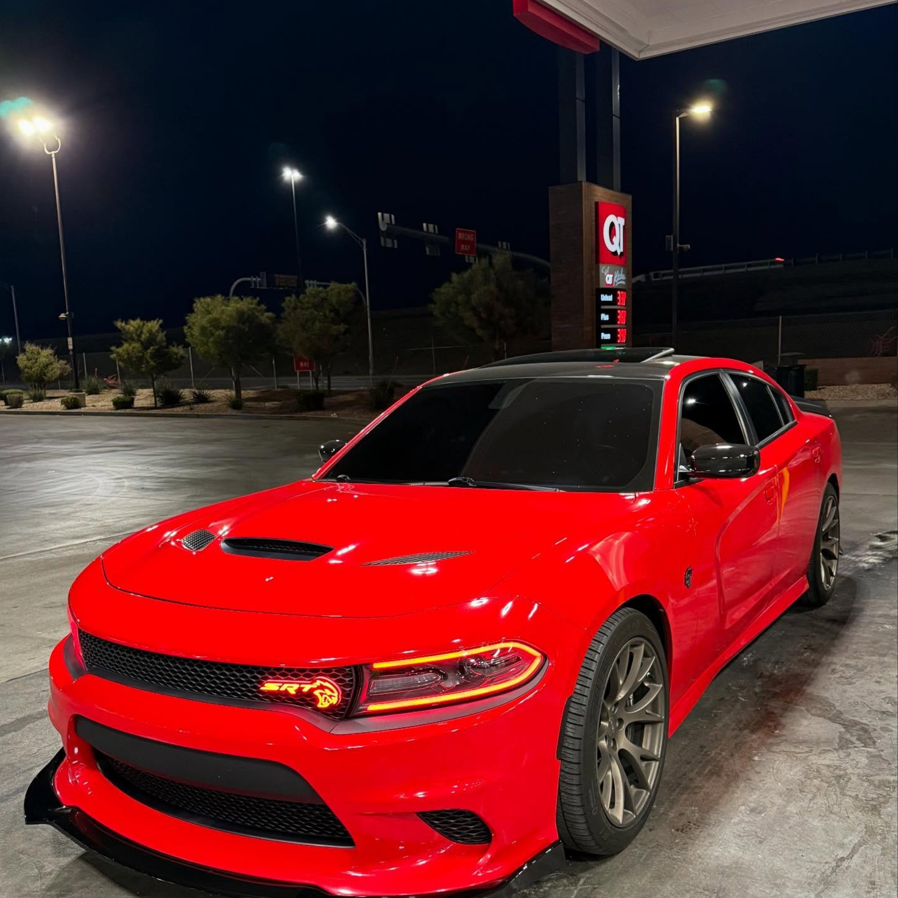 SRT Hellcat LED Emblem Badge: (Multicolor) â€“ Custom Multicolor LED Lighting by RGB Halo Kits