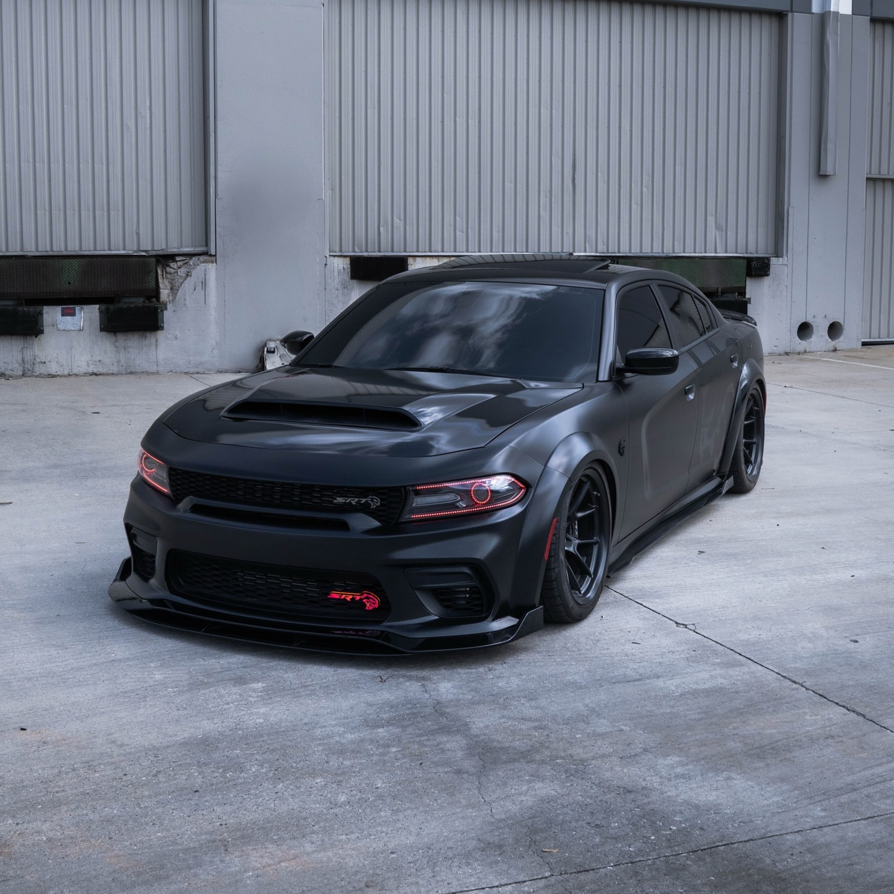 SRT Hellcat LED Emblem Badge: (Multicolor) â€“ Custom Multicolor LED Lighting by RGB Halo Kits