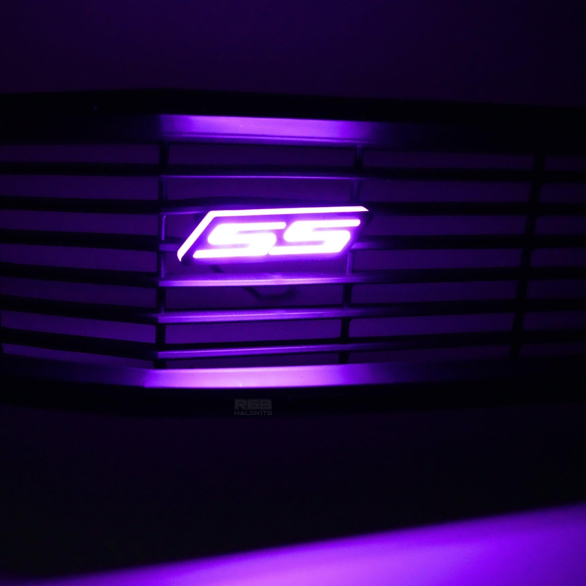 SS LED Emblem Badge: Multicolor Flow (for Chevrolet) â€“ Custom Multicolor LED Lighting by RGB Halo Kits