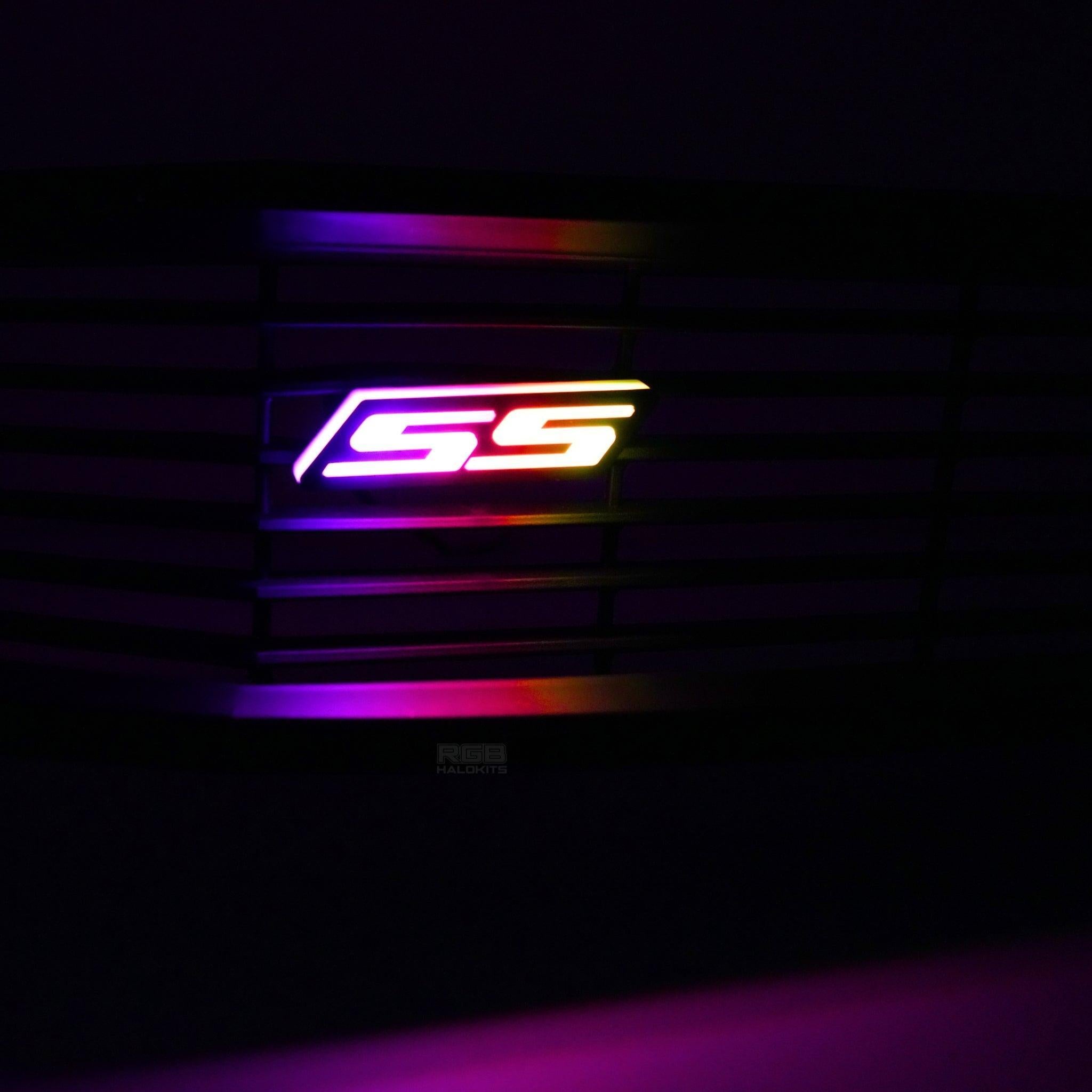 SS LED Emblem Badge: Multicolor Flow (for Chevrolet) â€“ Custom Multicolor LED Lighting by RGB Halo Kits