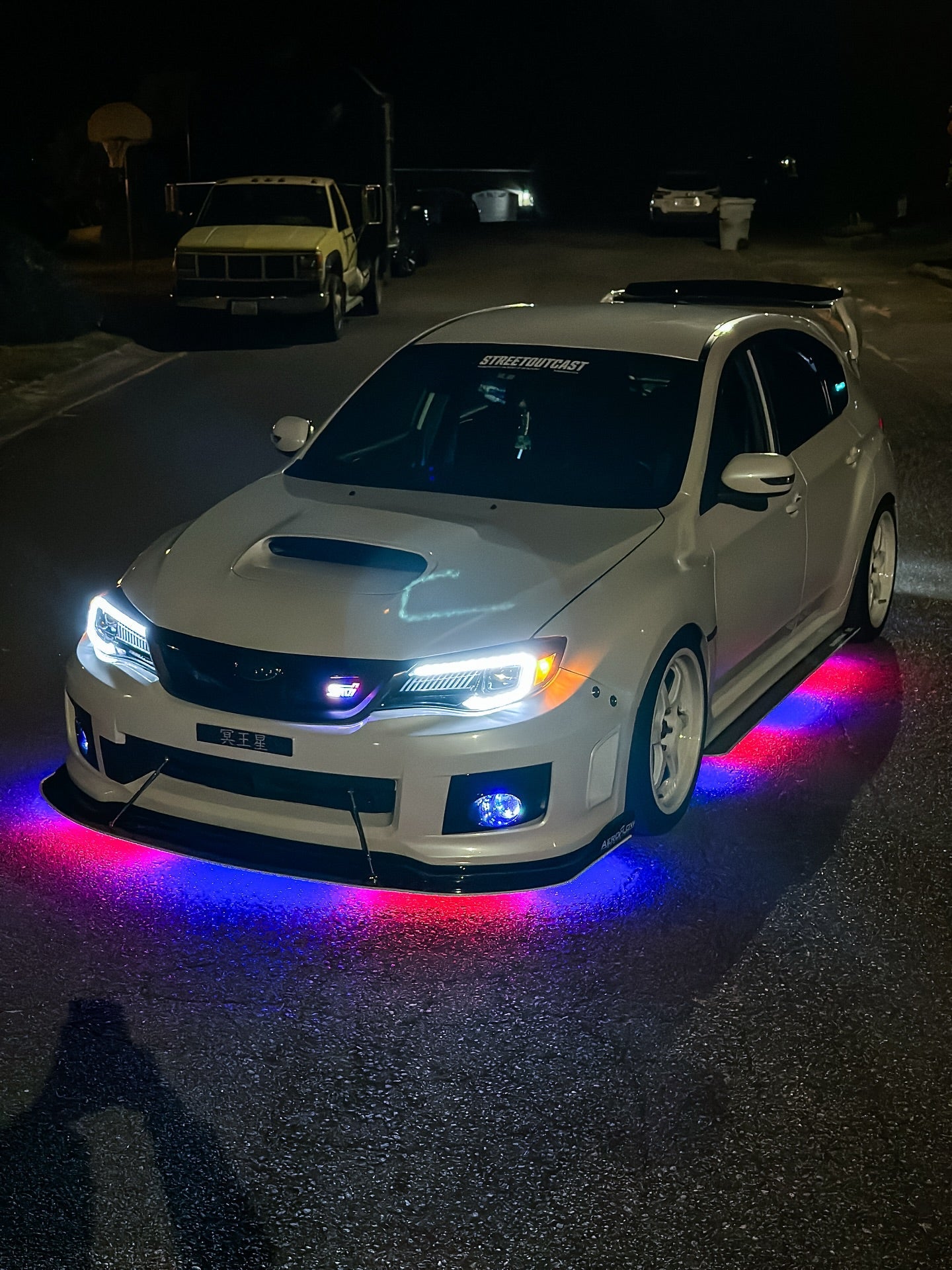 STI LED Badge: Multicolor Flow (2010-2023) | Lit Logos â€“ Custom Multicolor LED Lighting by RGB Halo Kits