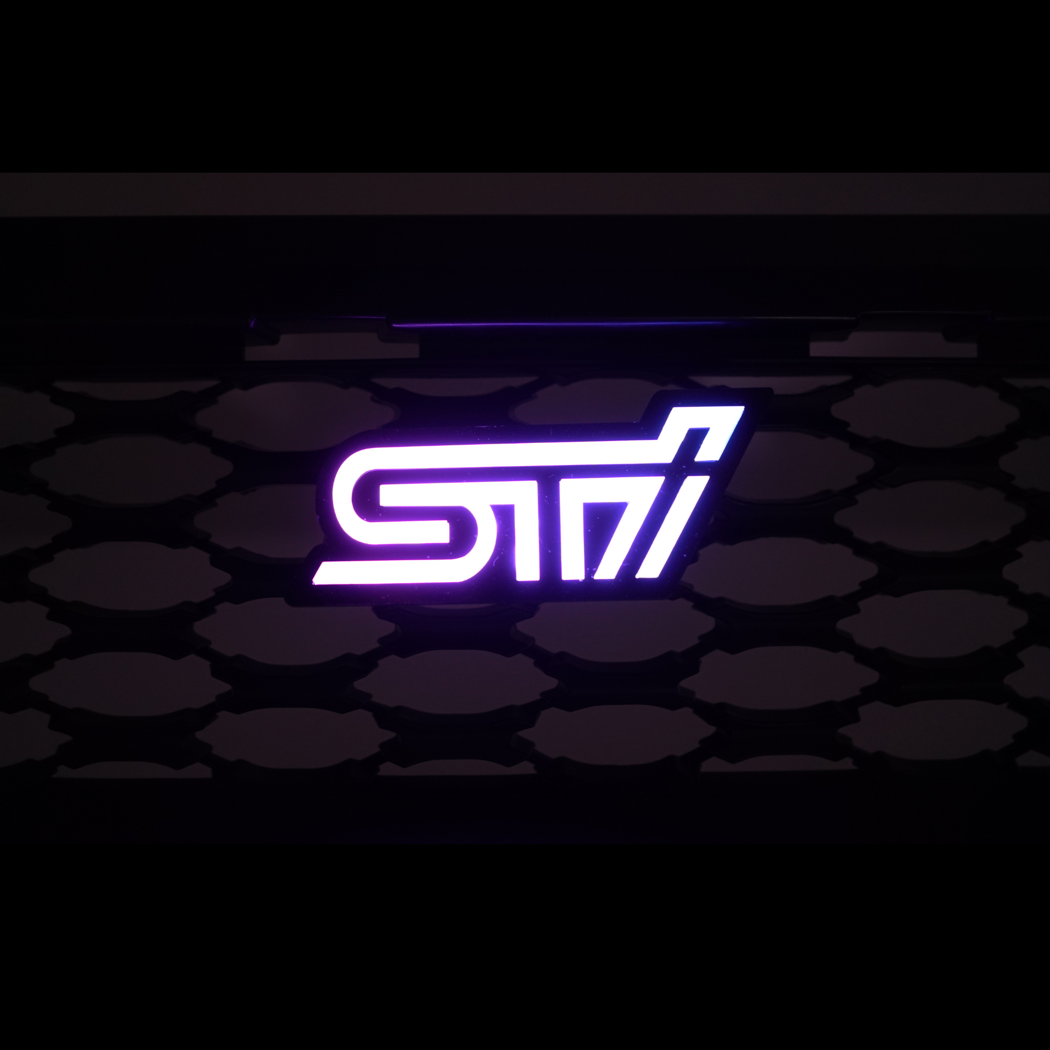 STI LED Badge: Multicolor Flow (2010-2023) | Lit Logos â€“ Custom Multicolor LED Lighting by RGB Halo Kits