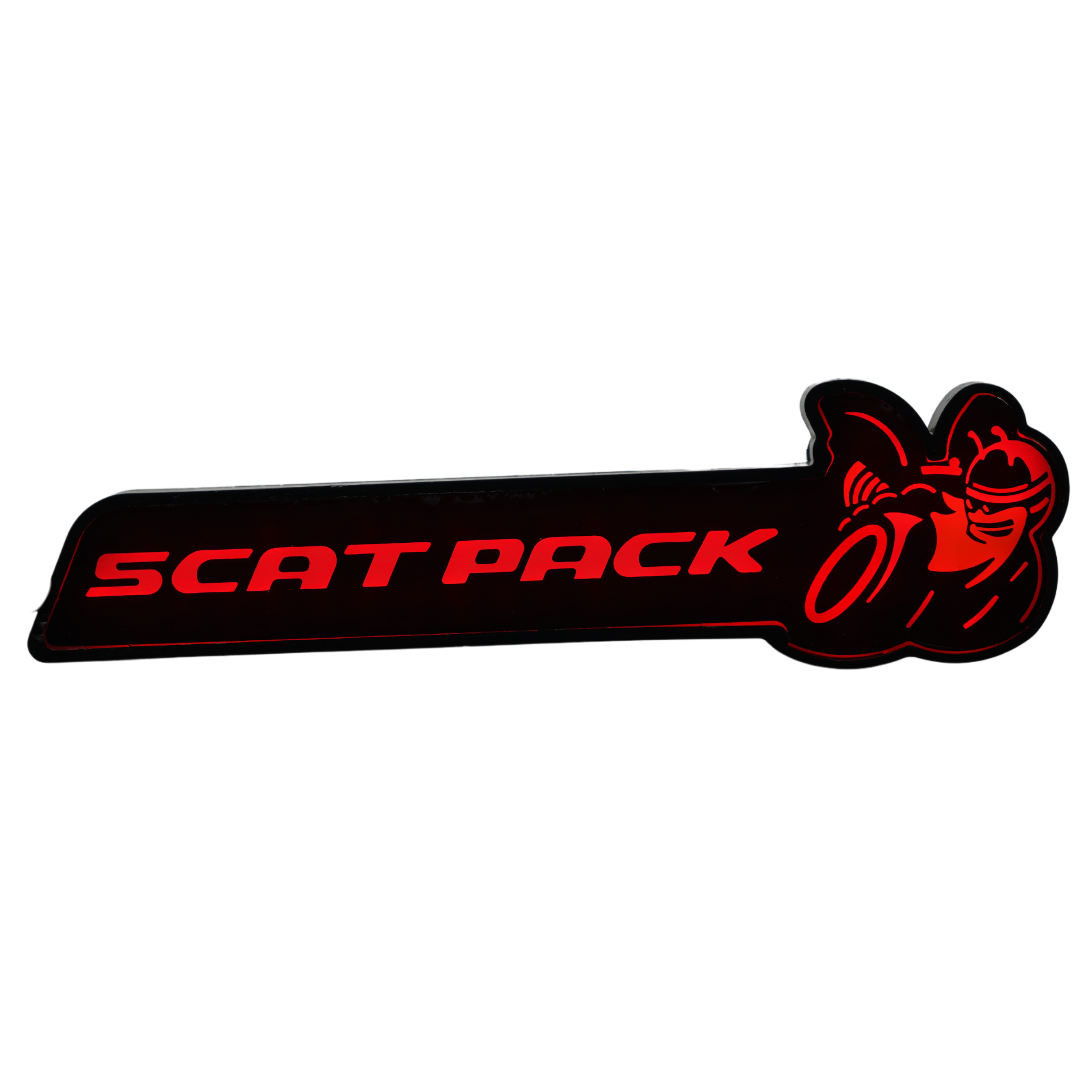 Scatpack LED Emblem Badge (Multicolor Flow) â€“ Custom Multicolor LED Lighting by RGB Halo Kits