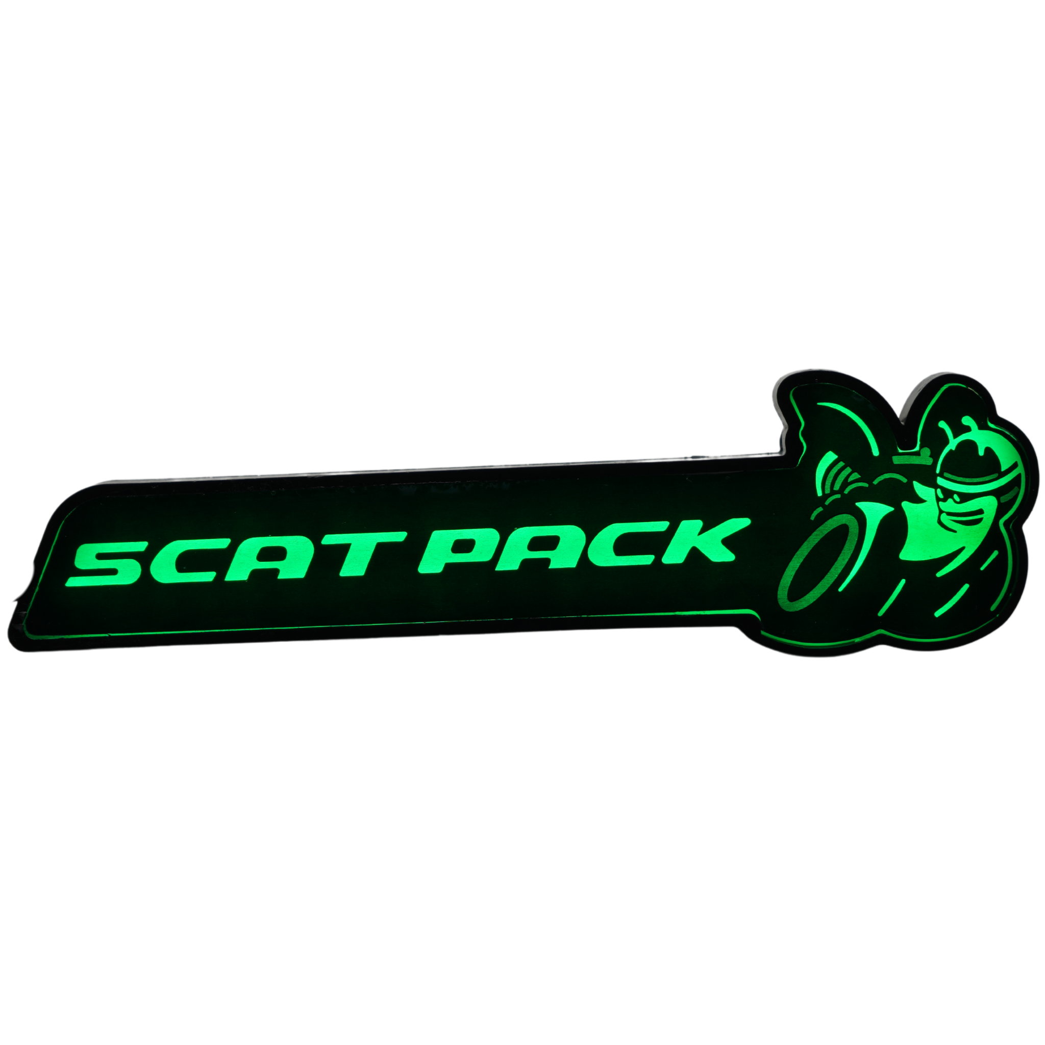 Scatpack LED Emblem Badge (Multicolor Flow) â€“ Custom Multicolor LED Lighting by RGB Halo Kits
