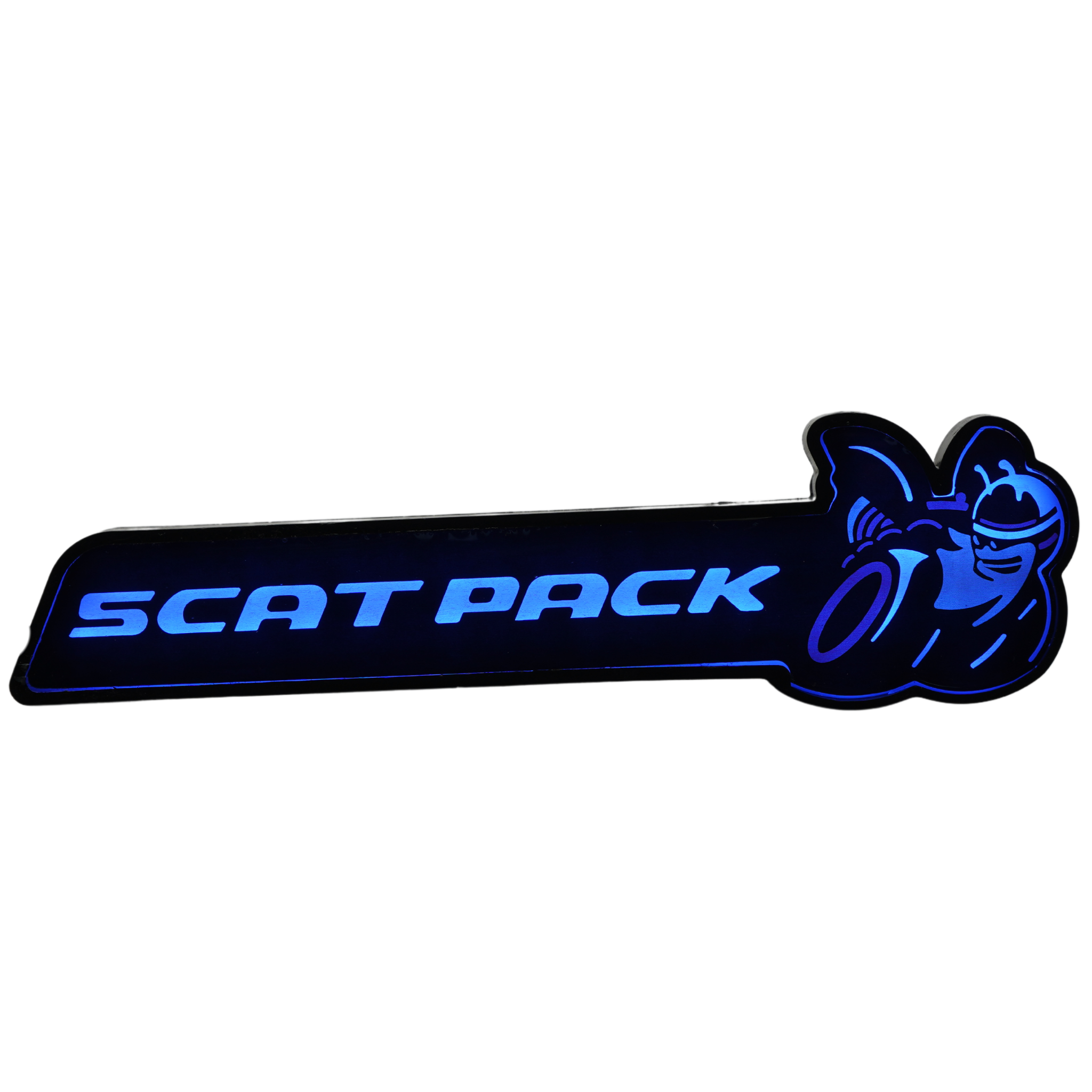 Scatpack LED Emblem Badge (Multicolor Flow) â€“ Custom Multicolor LED Lighting by RGB Halo Kits