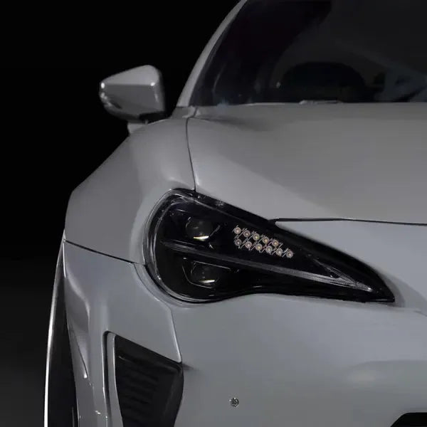 Scion FRS (2012-2016) / Subaru BRZ (2012-2020) / Toyota GT86 (2017-2020): Multicolor Flow Gen II Headlights XB Morimoto – Custom Multicolor LED Lighting by RGB Halo Kits