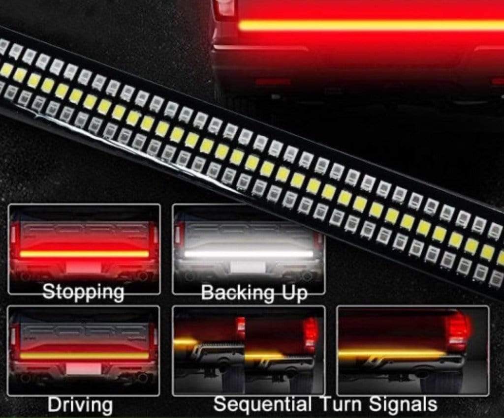 Sequential Tailgate / Trunk Light bar – Custom Multicolor LED Lighting by RGB Halo Kits