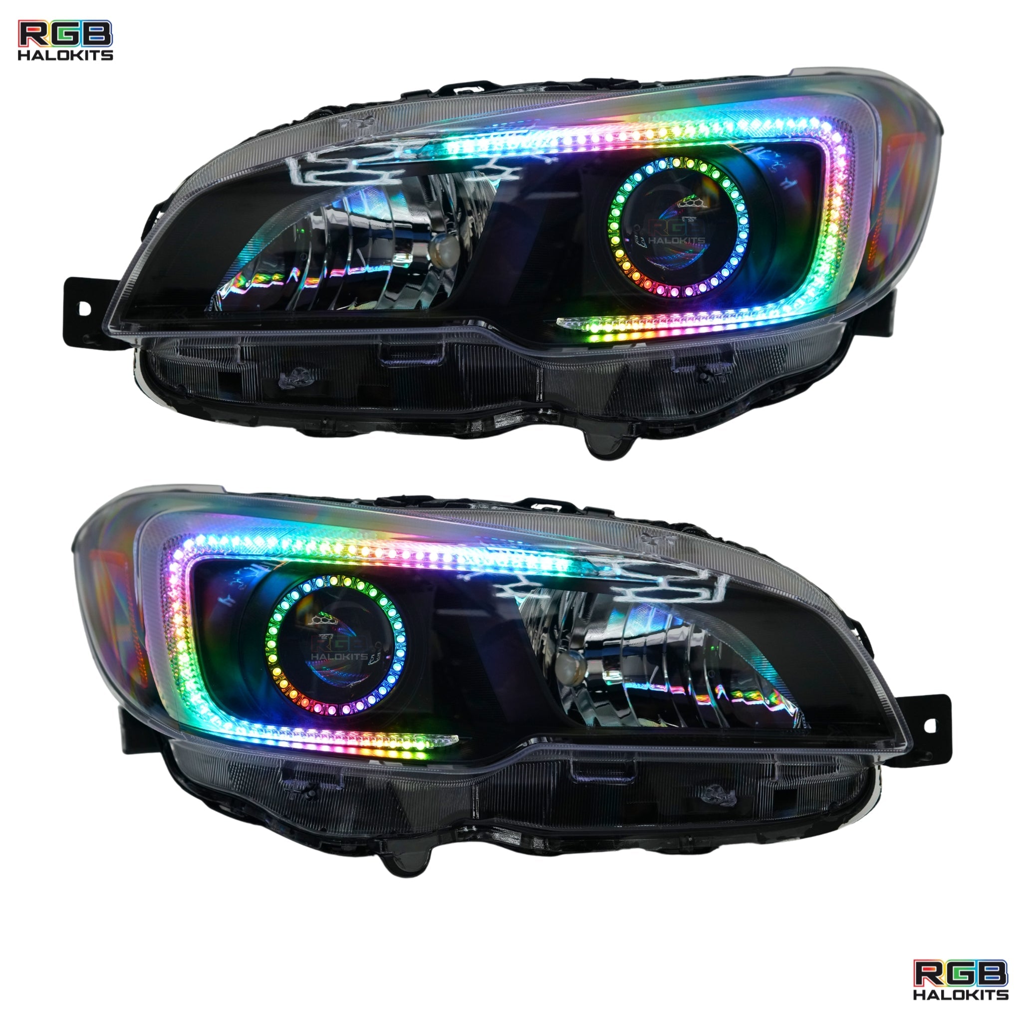 Subaru WRX/STI Flow Series C Bar DRL Boards (2015-2021) – Custom Multicolor LED Lighting by RGB Halo Kits