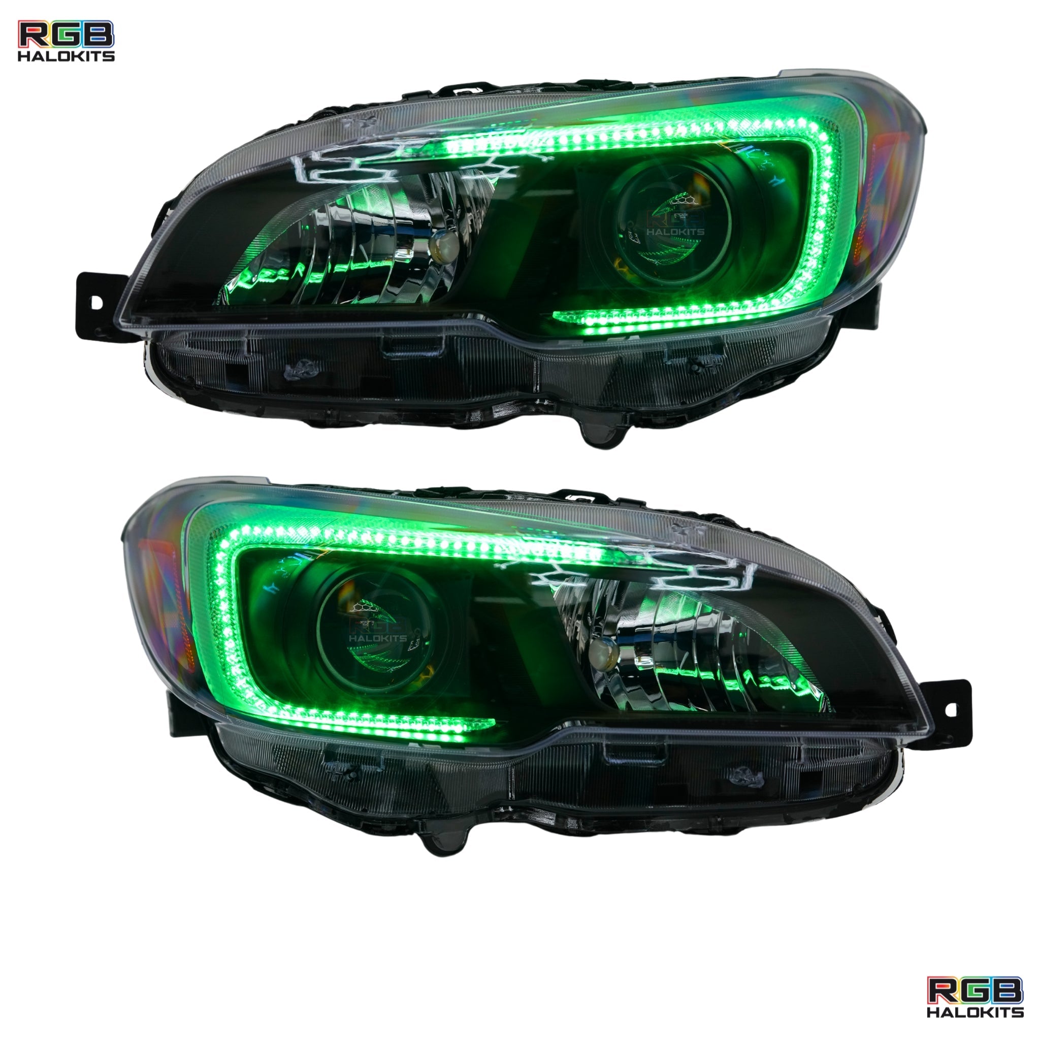 Subaru WRX/STI Flow Series C Bar DRL Boards (2015-2021) – Custom Multicolor LED Lighting by RGB Halo Kits
