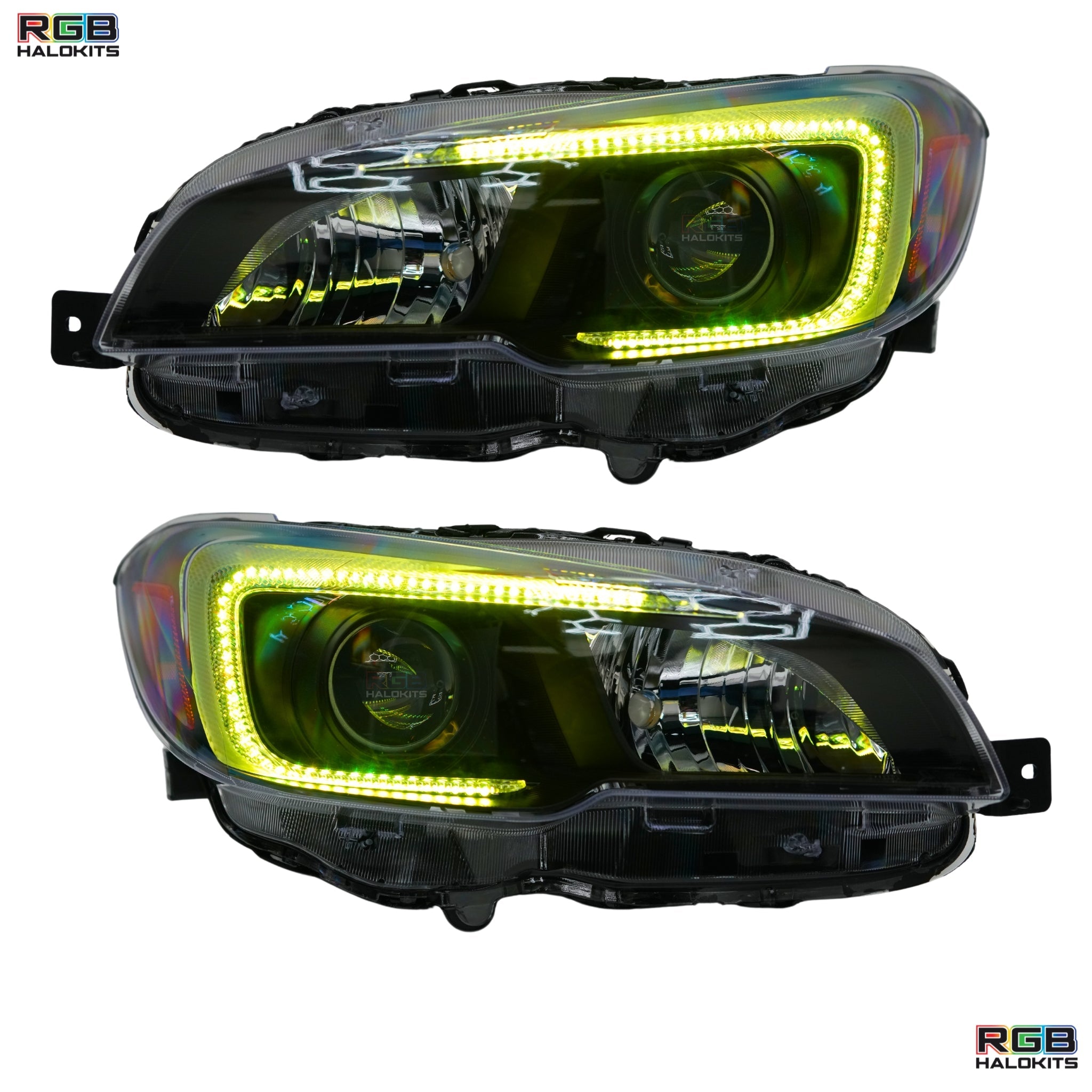 Subaru WRX/STI Flow Series C Bar DRL Boards (2015-2021) – Custom Multicolor LED Lighting by RGB Halo Kits