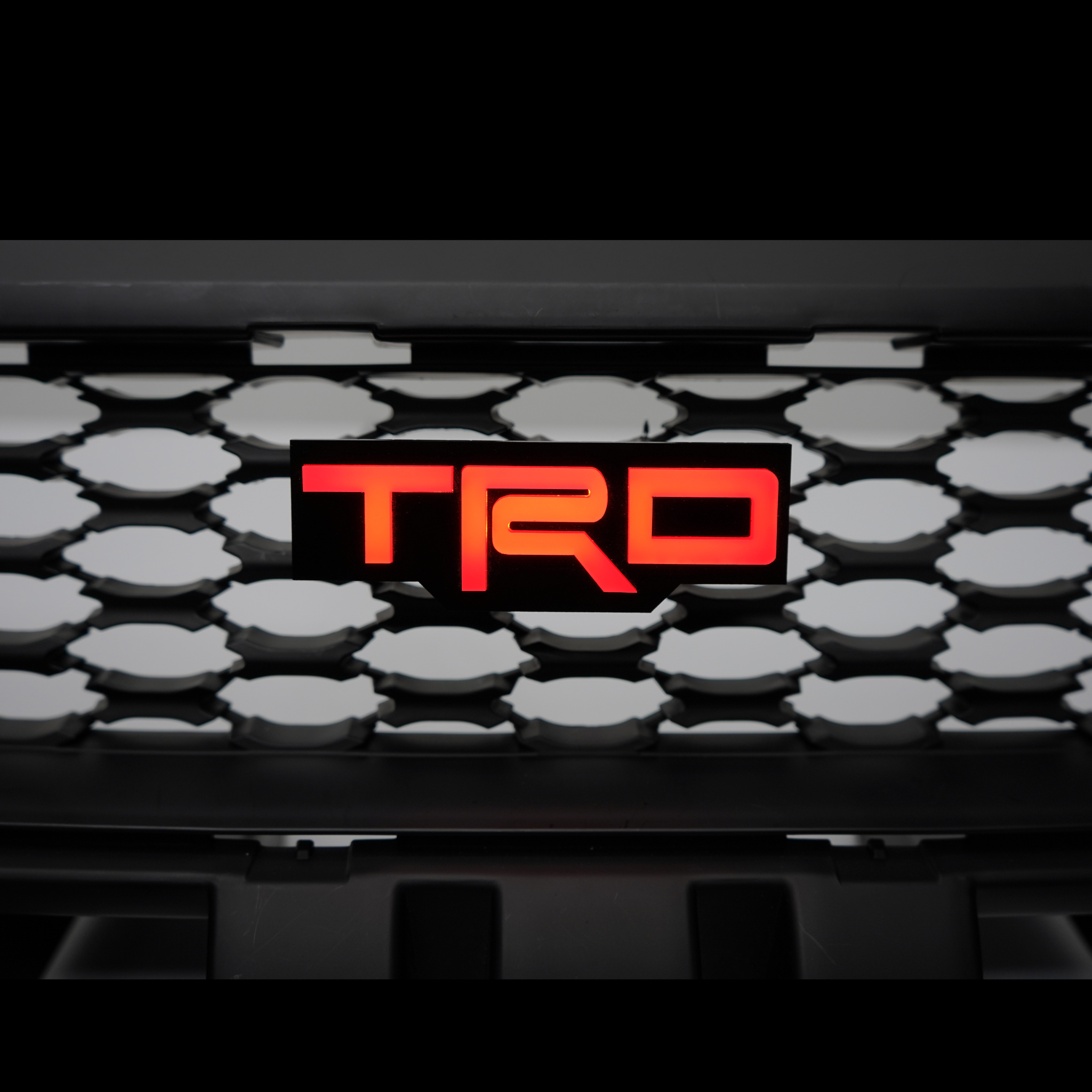TRD : Illuminated Multicolor Flow LED Badge | Lit Logos â€“ Custom Multicolor LED Lighting by RGB Halo Kits