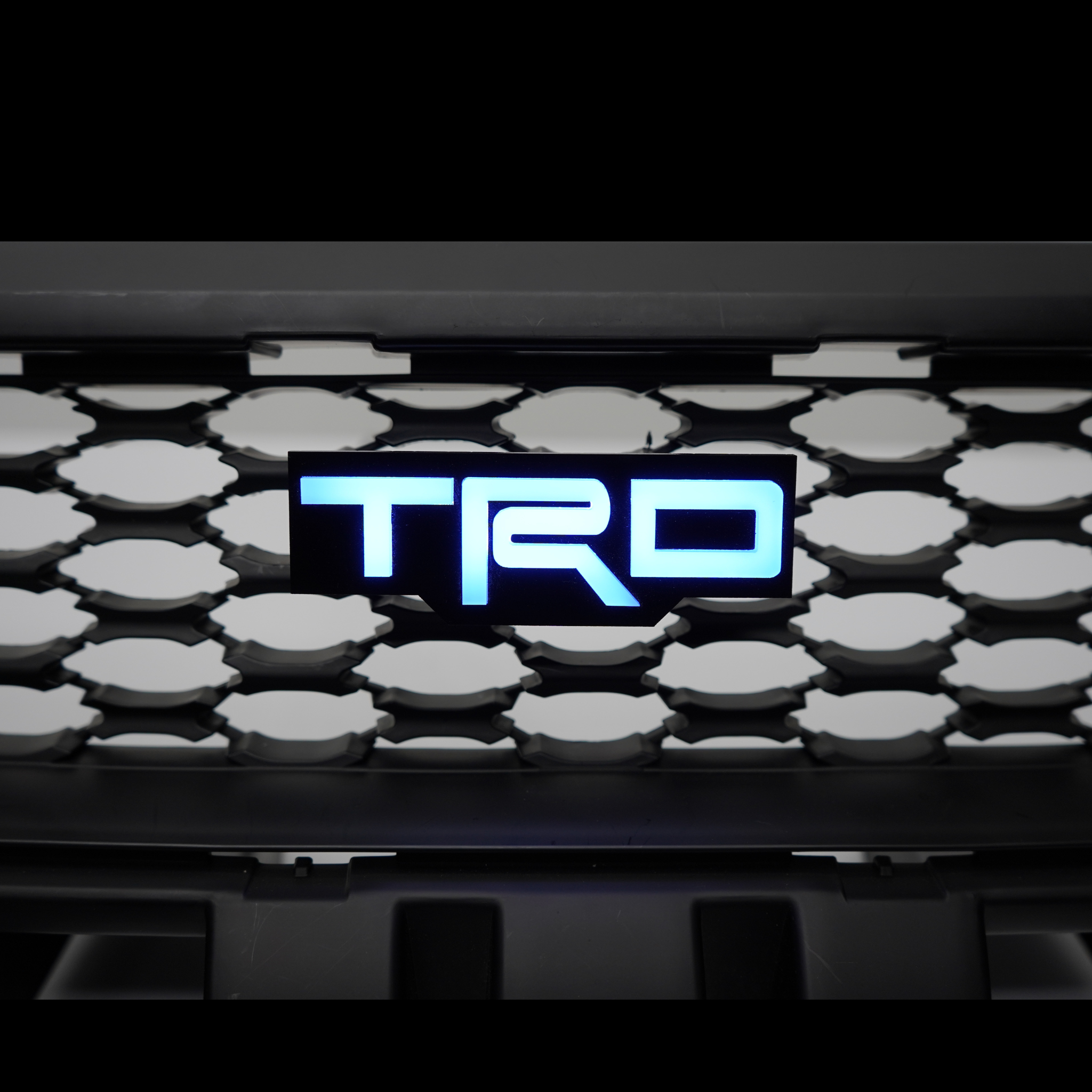 TRD : Illuminated Multicolor Flow LED Badge | Lit Logos â€“ Custom Multicolor LED Lighting by RGB Halo Kits