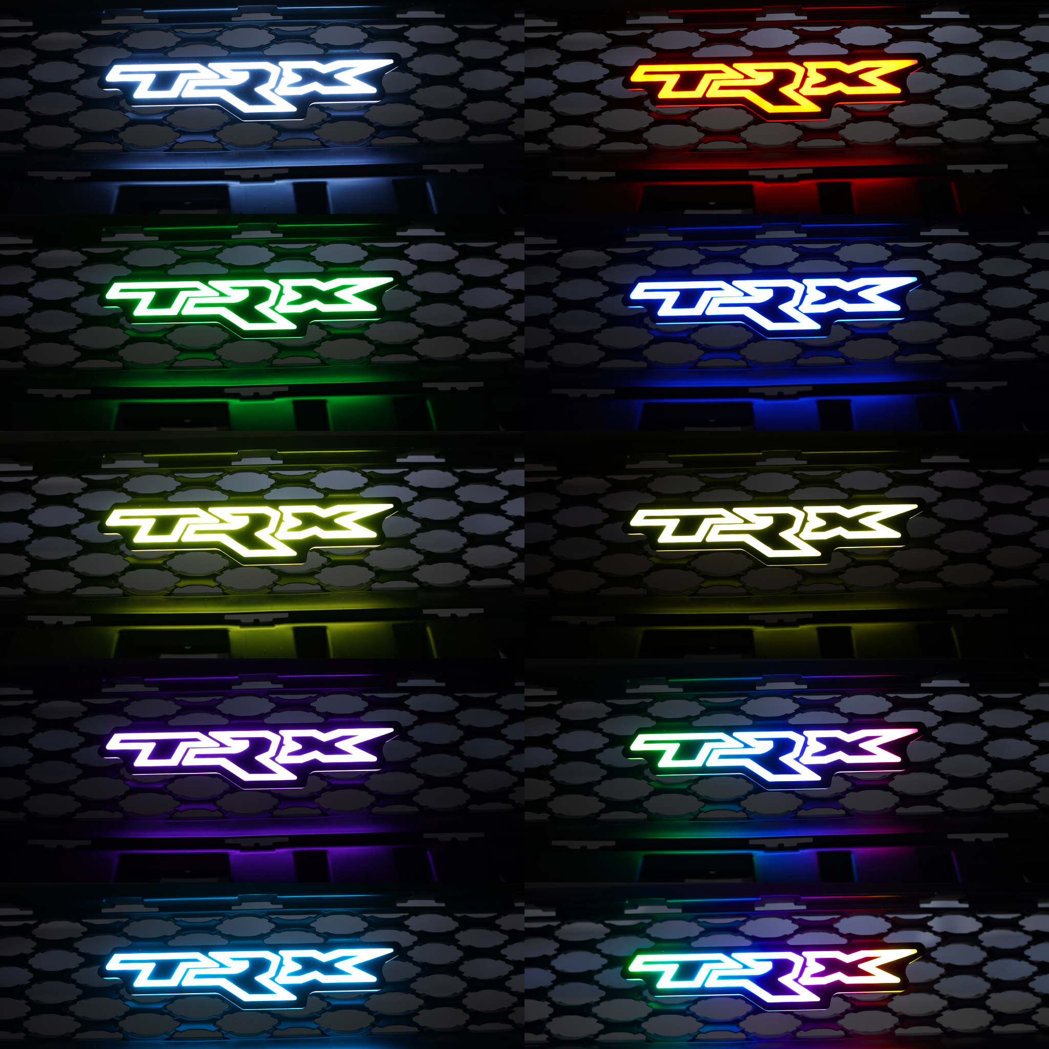 TRX LED Badge: (Multicolor Flow) â€“ Custom Multicolor LED Lighting by RGB Halo Kits