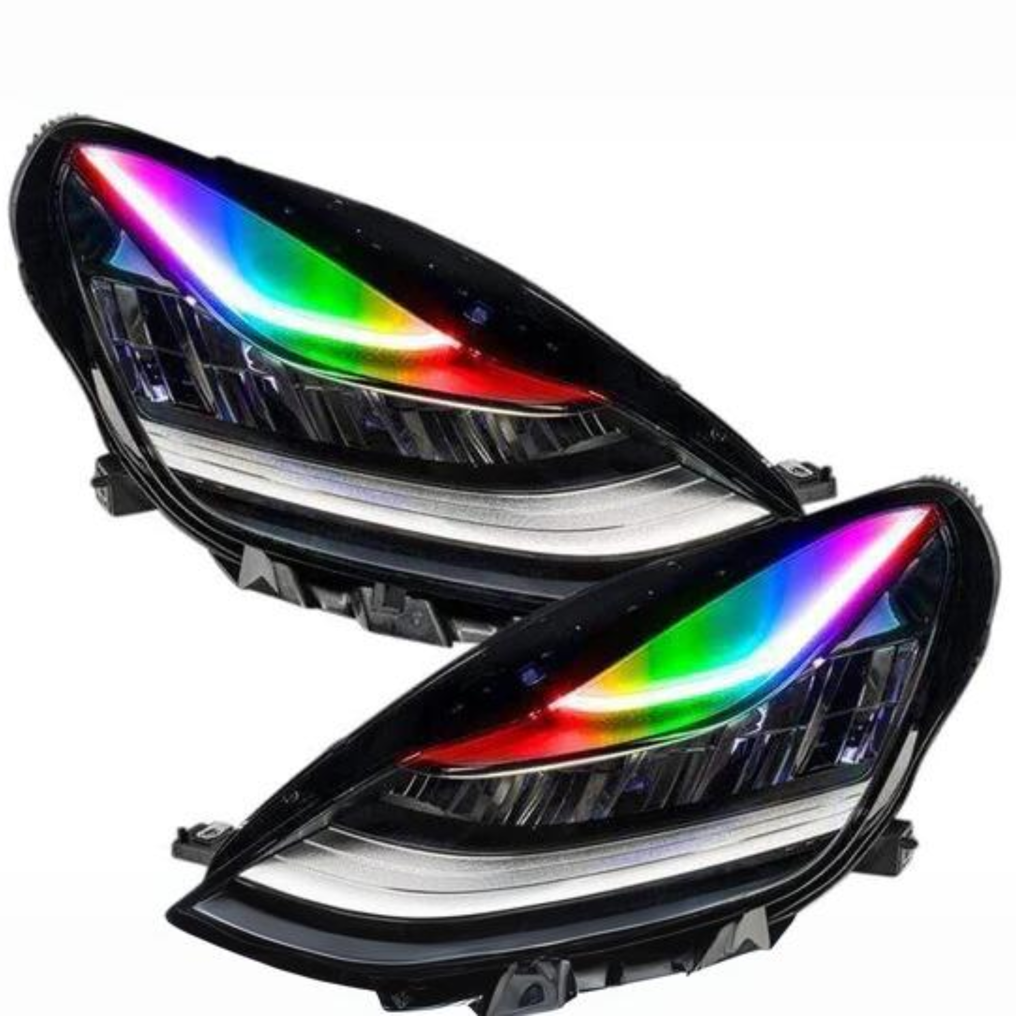 Tesla Model 3 Multicolor DRL Boards (2017-2021) – Custom Multicolor LED Lighting by RGB Halo Kits